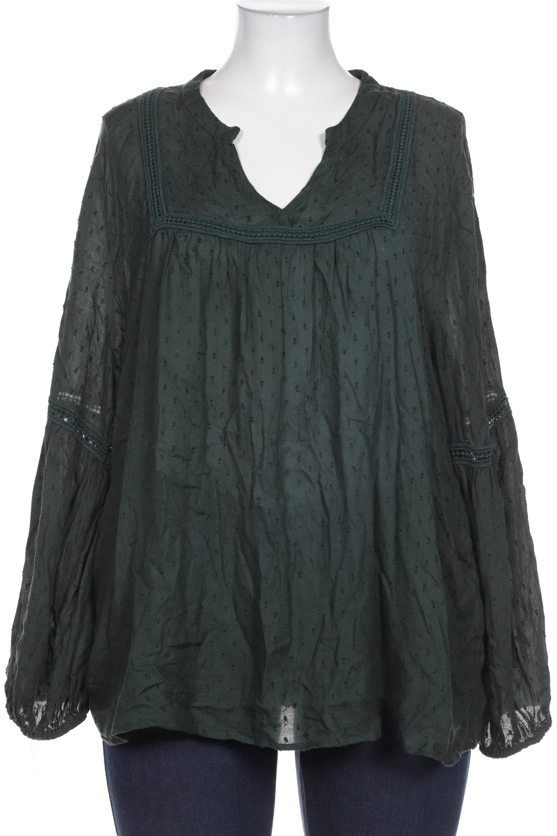 

Only Carmakoma Damen Bluse, grün, Gr. 50