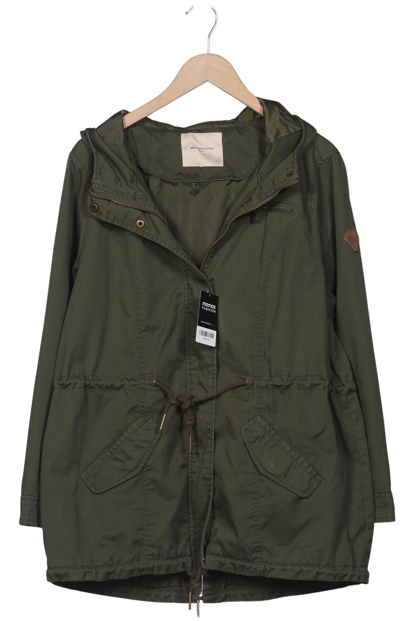 

Only Carmakoma Damen Jacke, grün, Gr. 44