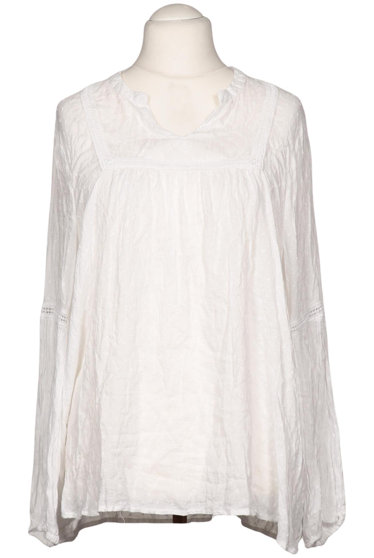 

Only Carmakoma Damen Bluse, weiß, Gr. 48