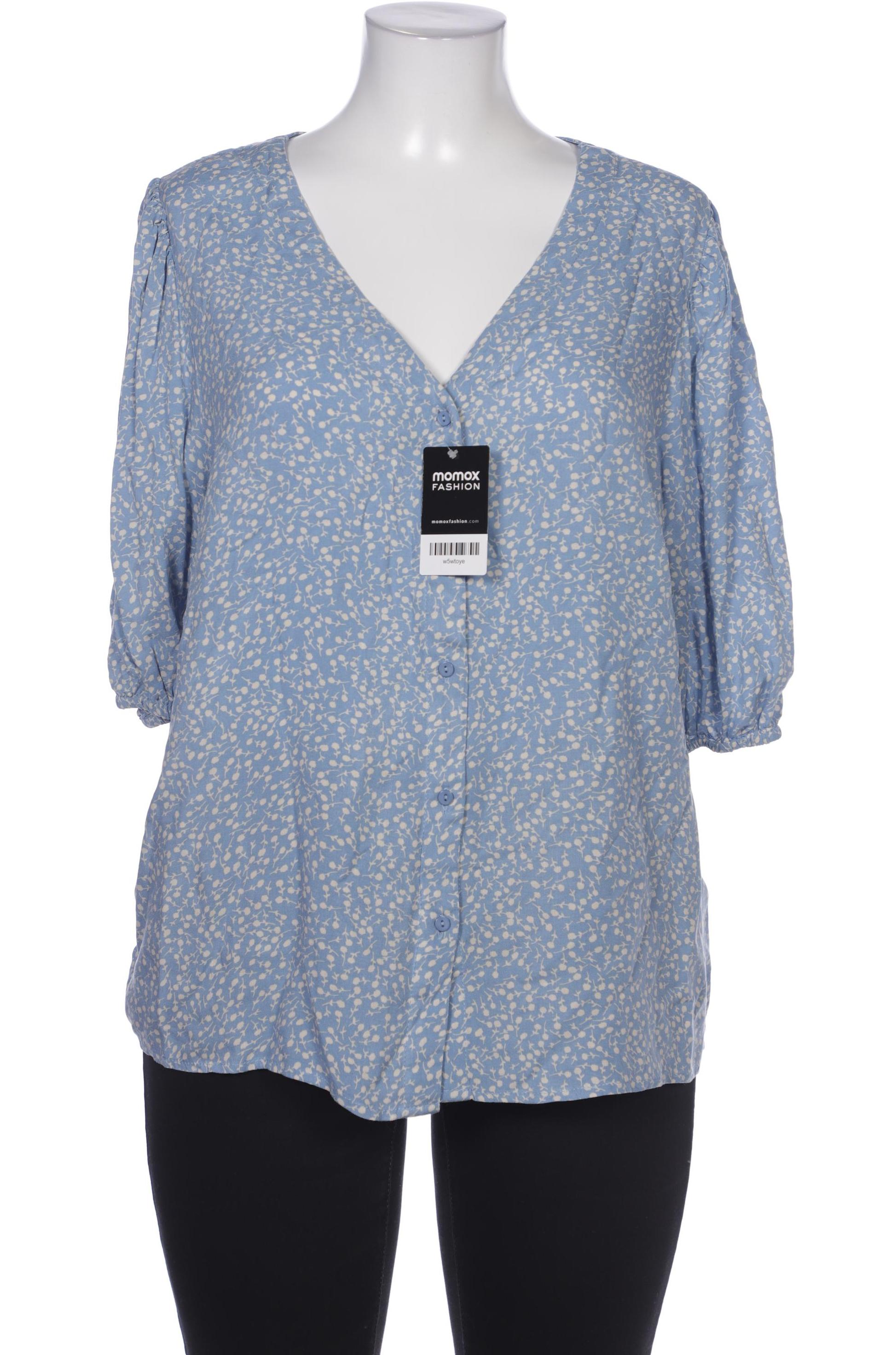 

Only Carmakoma Damen Bluse, hellblau, Gr. 44