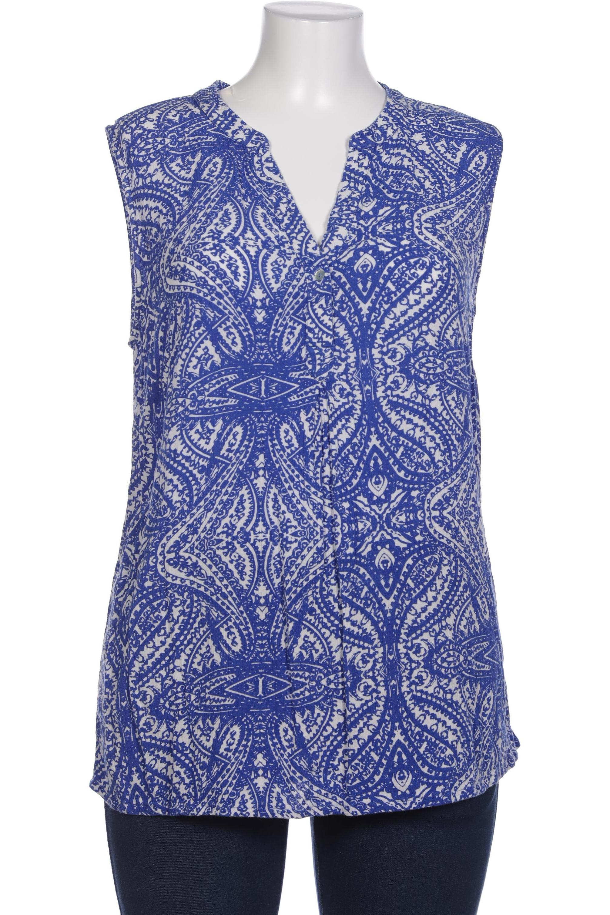 

Only Carmakoma Damen Bluse, blau, Gr. 44