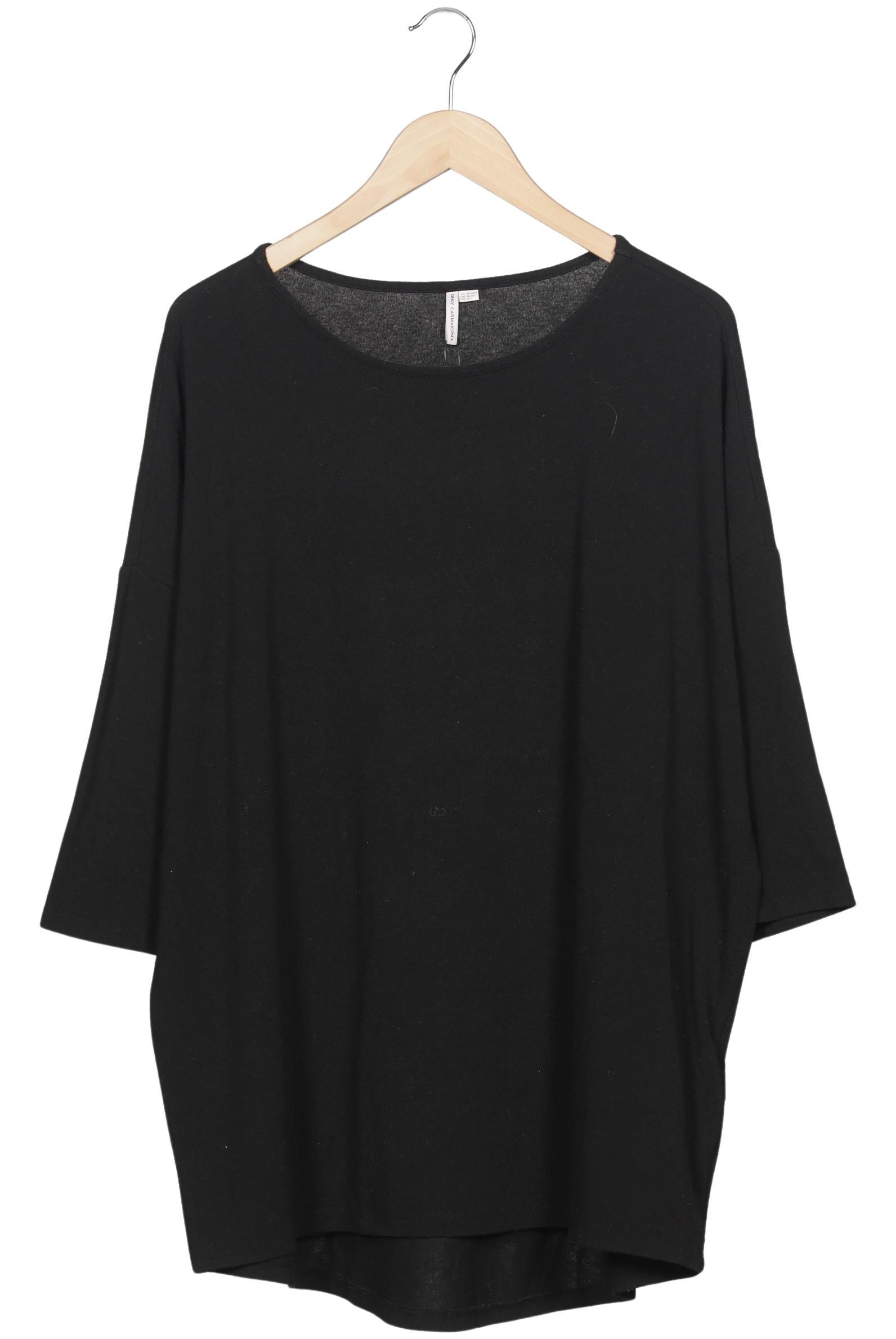 

Only Carmakoma Damen Langarmshirt, schwarz, Gr. 46