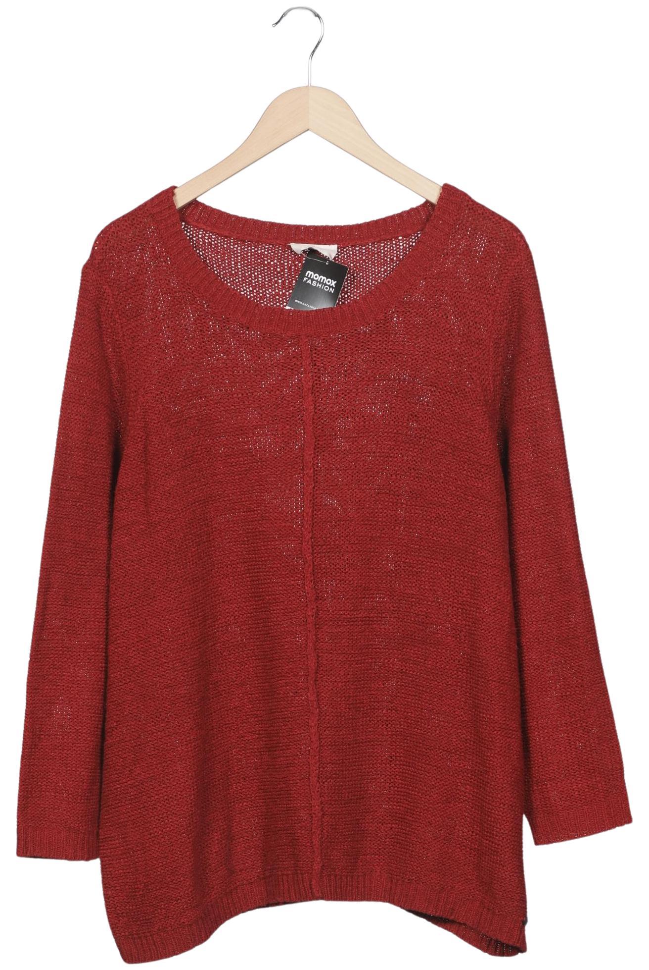 

Only Carmakoma Damen Pullover, rot, Gr. 44