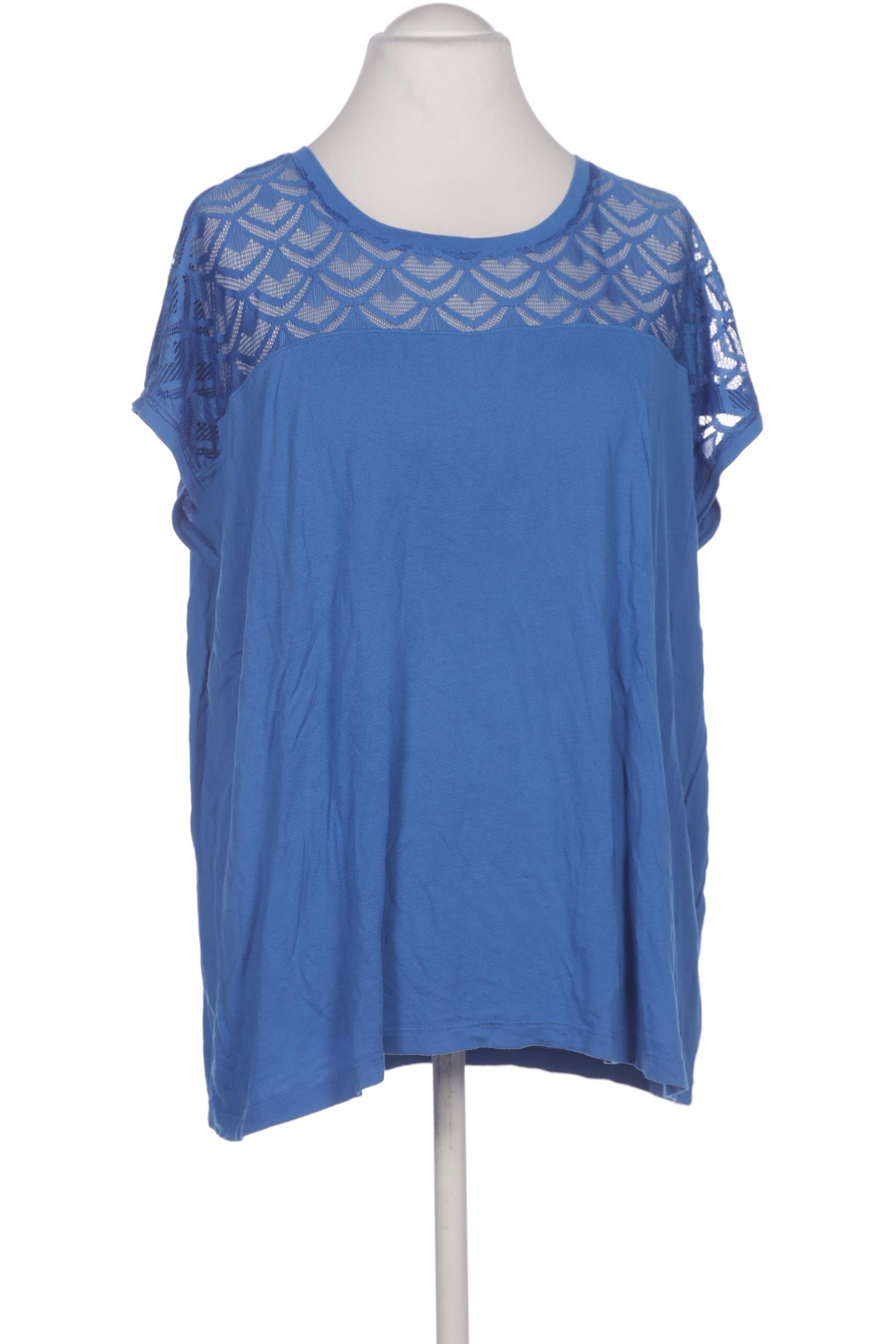 

Only Carmakoma Damen T-Shirt, blau, Gr. 42