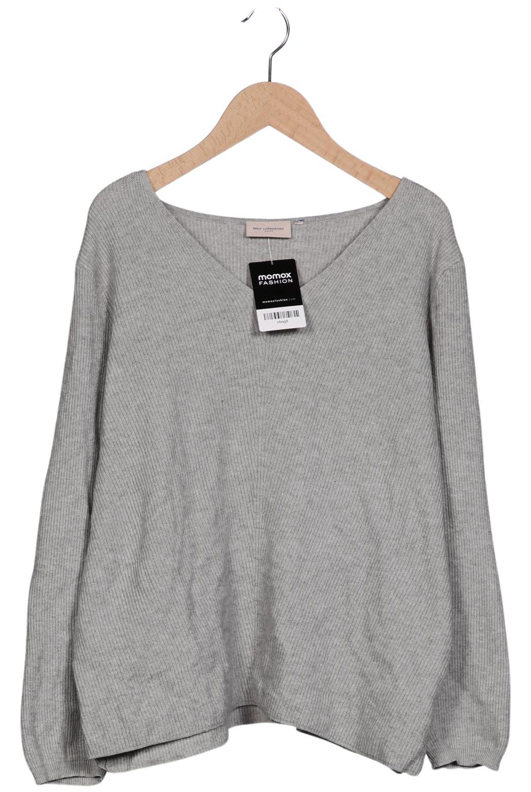 

Only Carmakoma Damen Pullover, grau, Gr. 36