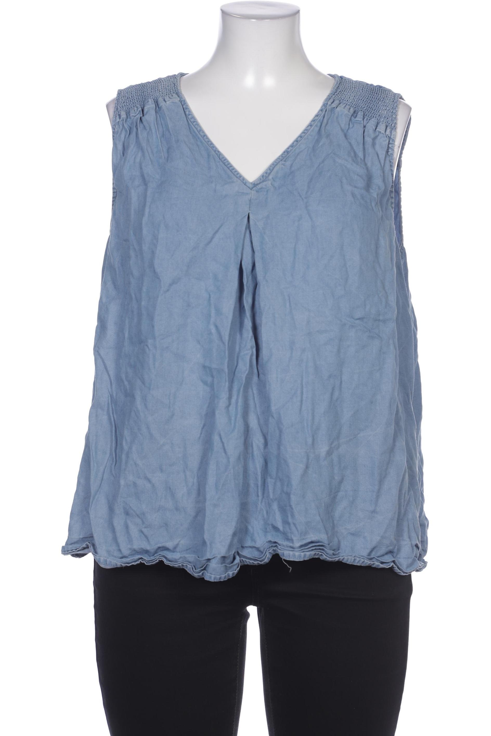 

Only Carmakoma Damen Bluse, blau, Gr. 48