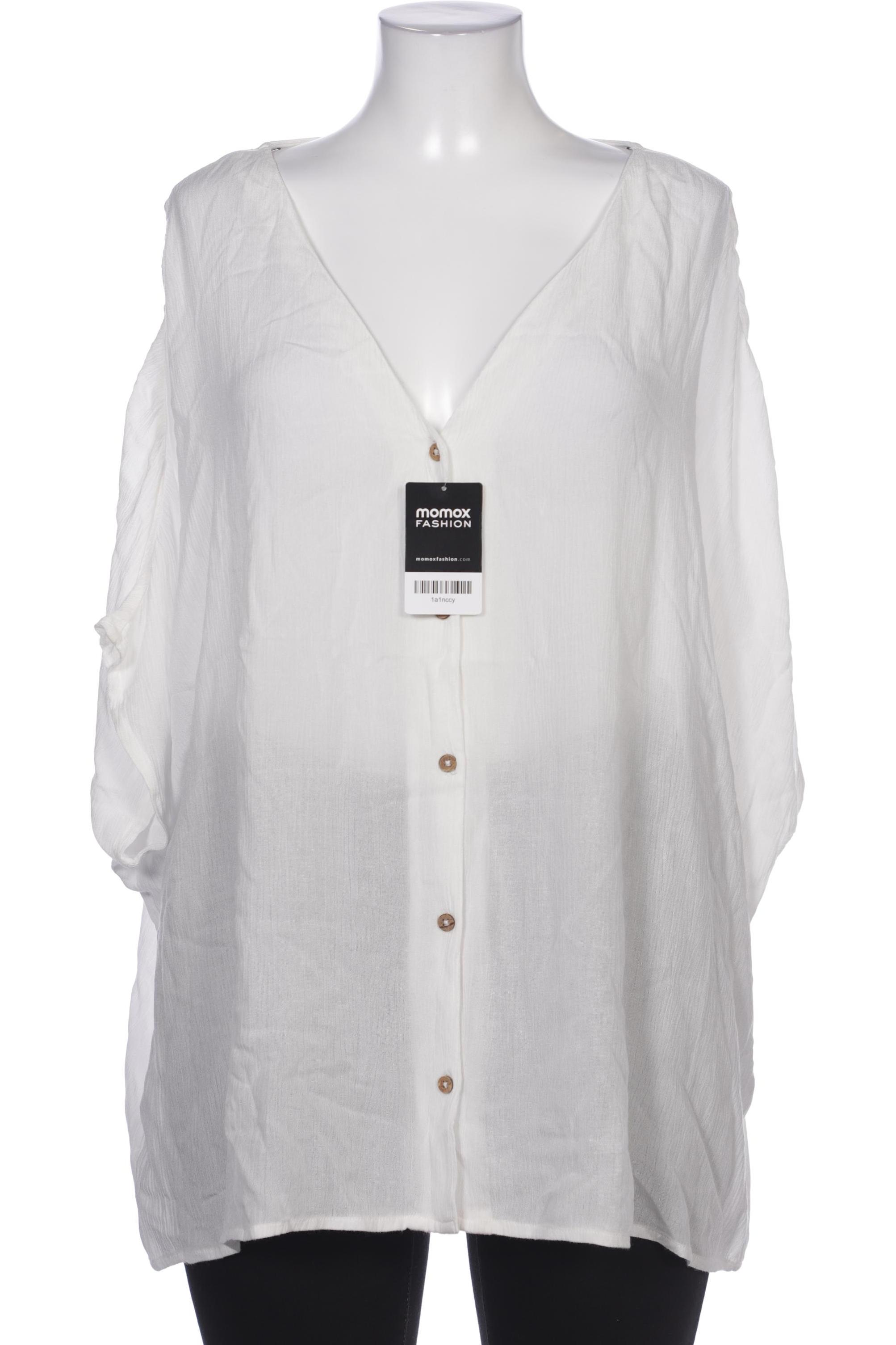 

Only Carmakoma Damen Bluse, weiß, Gr. 46