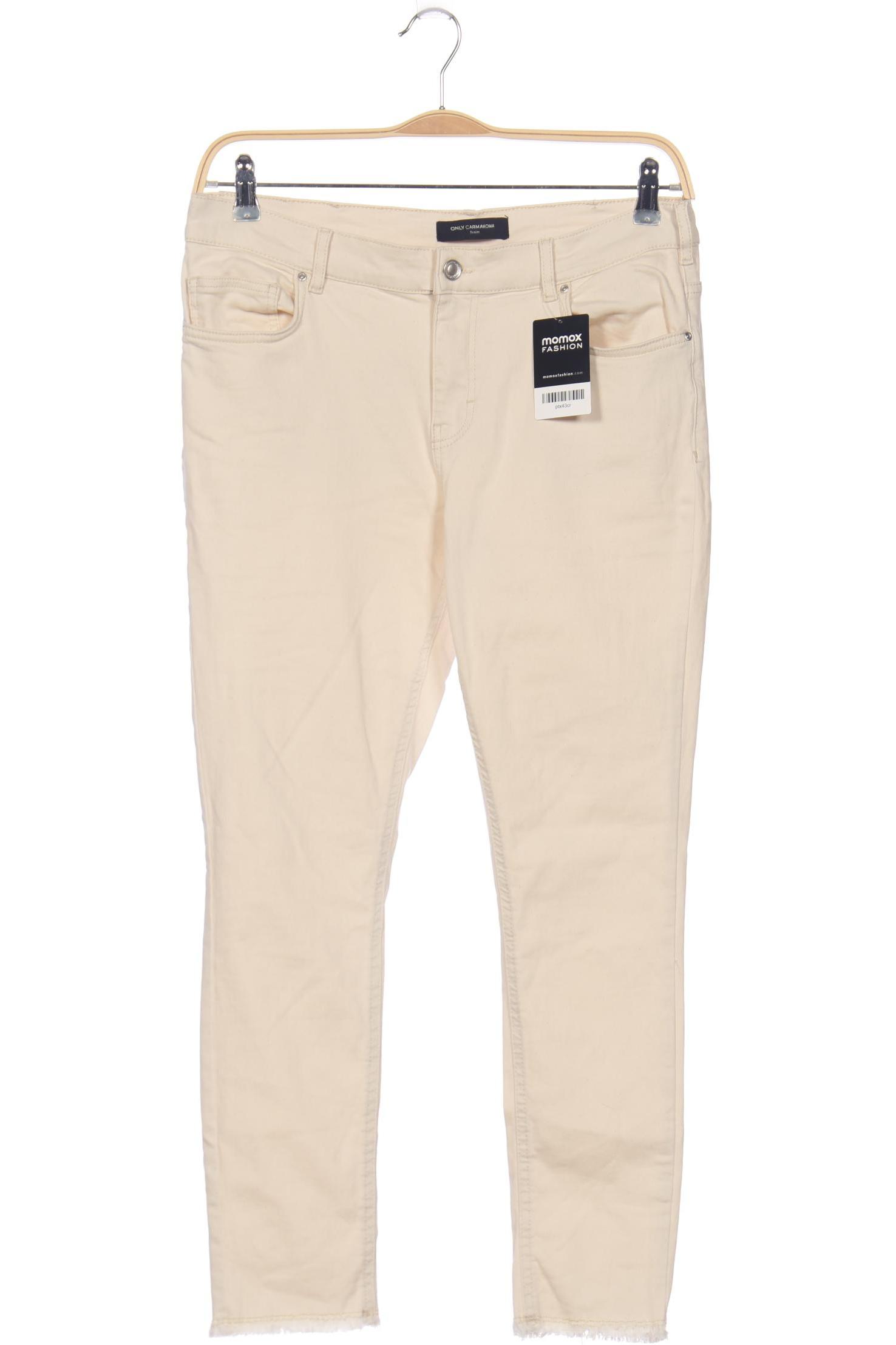 

Only Carmakoma Damen Jeans, cremeweiß, Gr. 44