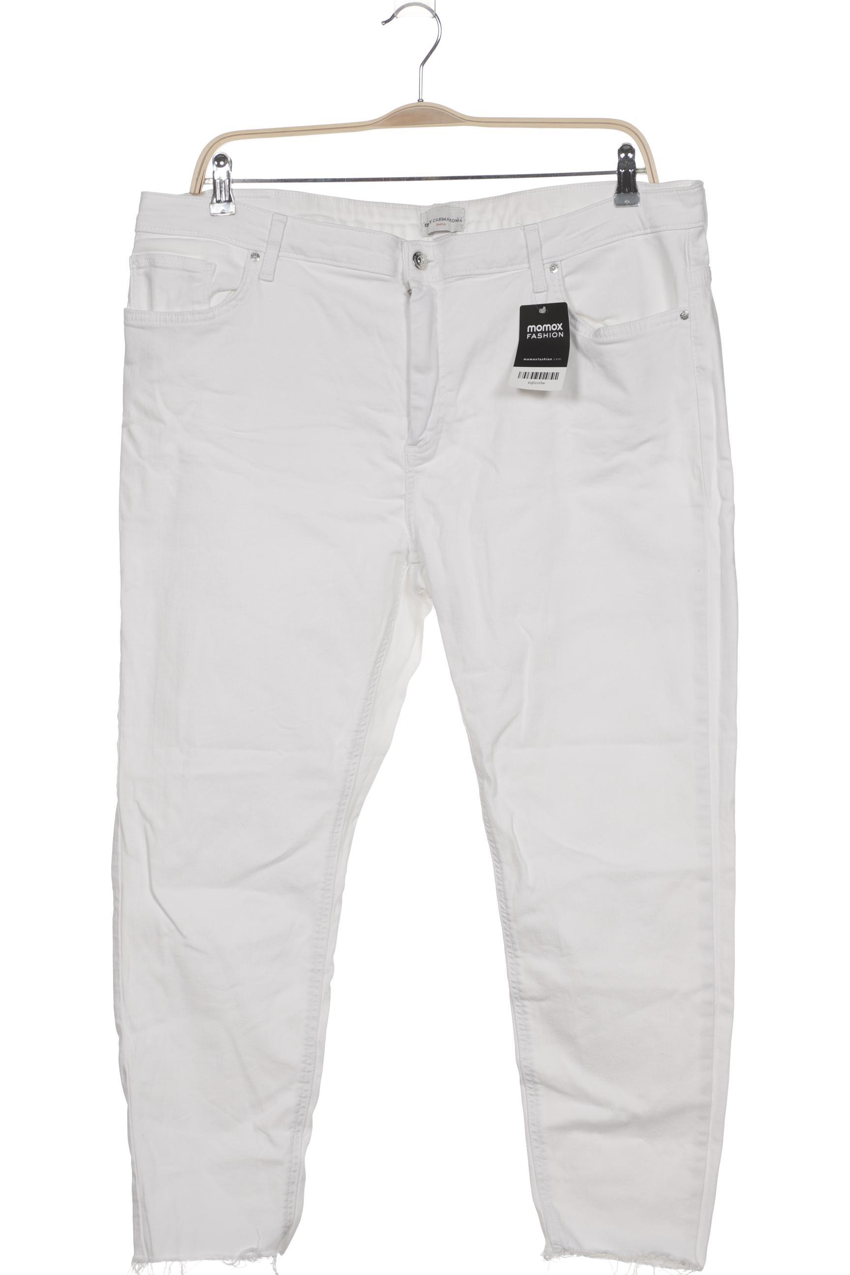 

Only Carmakoma Damen Jeans, weiß, Gr. 52