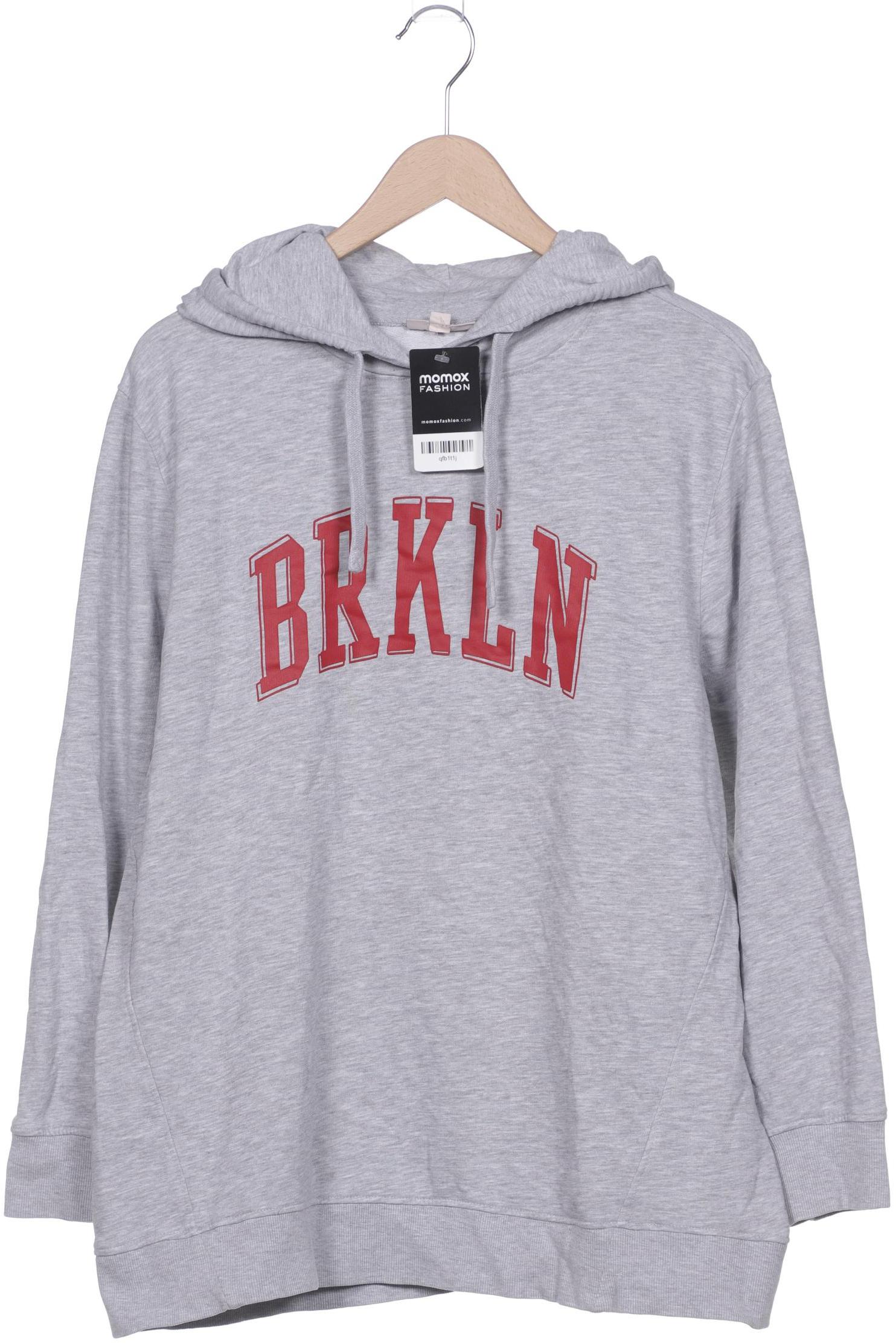 

Only Carmakoma Damen Kapuzenpullover, grau, Gr. 38