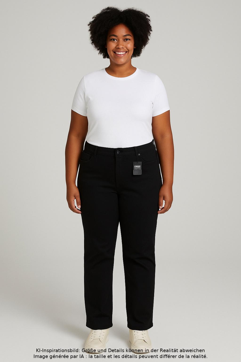 

Only Carmakoma Damen Jeans, schwarz, Gr. 46