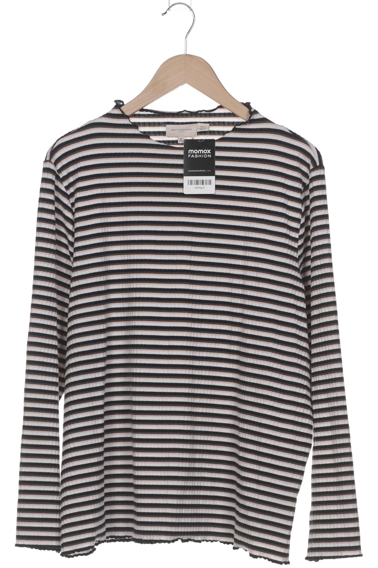 

Only Carmakoma Damen Langarmshirt, weiß, Gr. 54