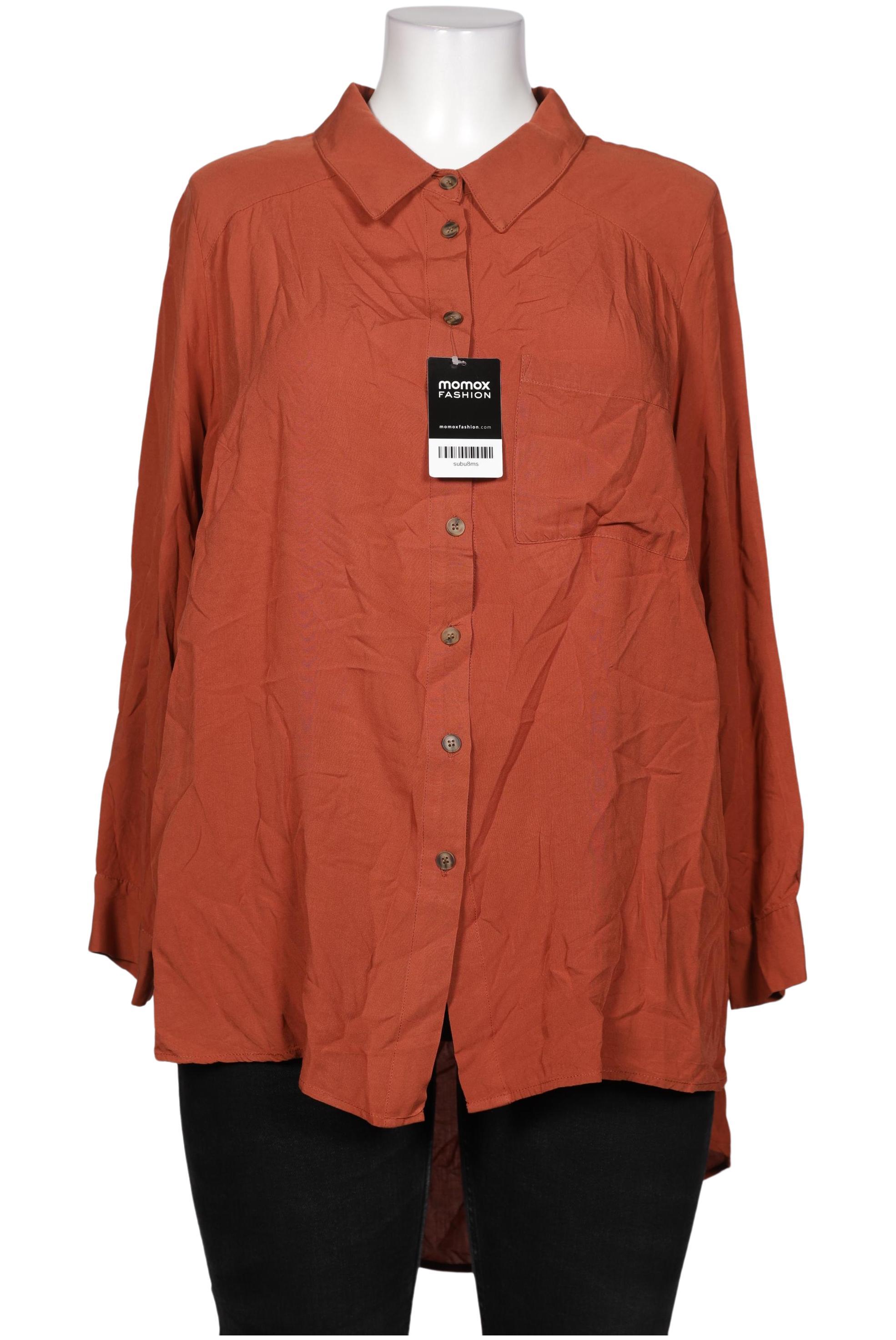 

Only Carmakoma Damen Bluse, orange, Gr. 46