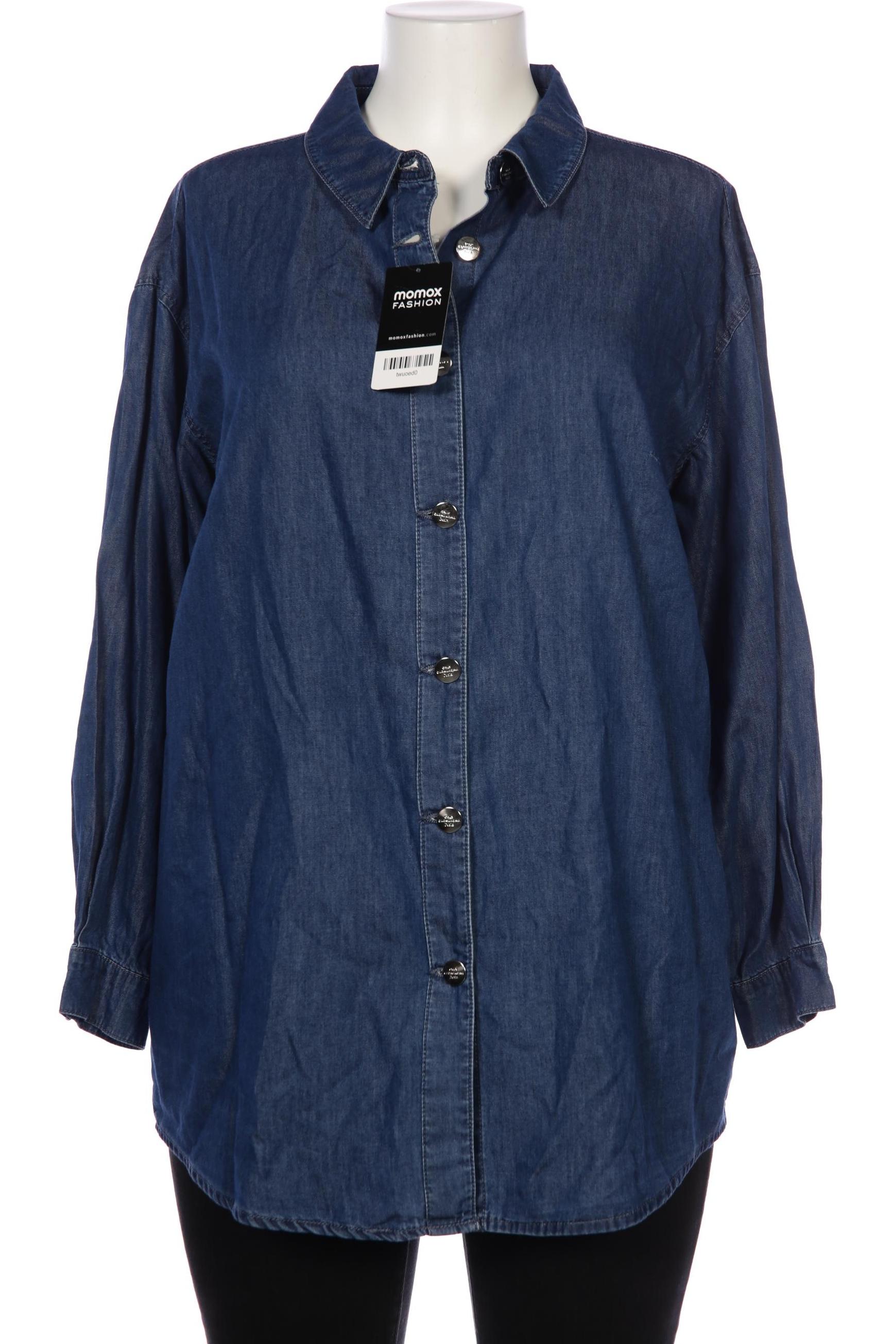 

Only Carmakoma Damen Bluse, blau, Gr. 42