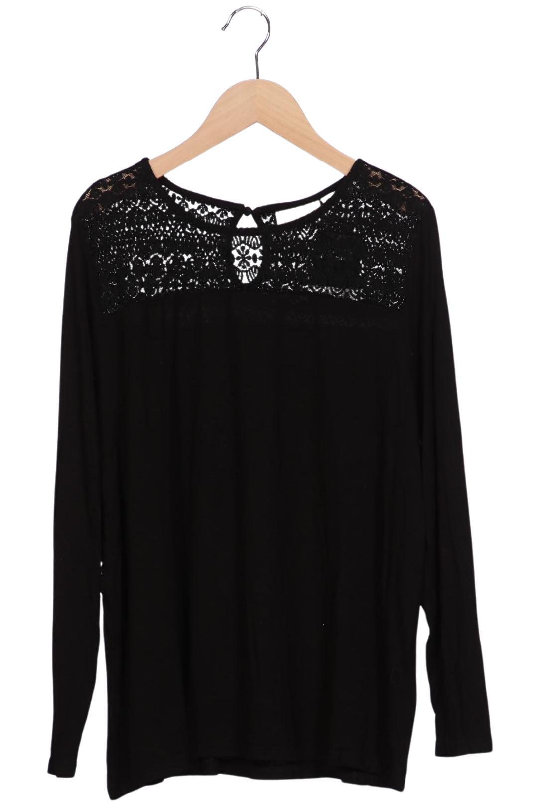 

Only Carmakoma Damen Langarmshirt, schwarz, Gr. 38