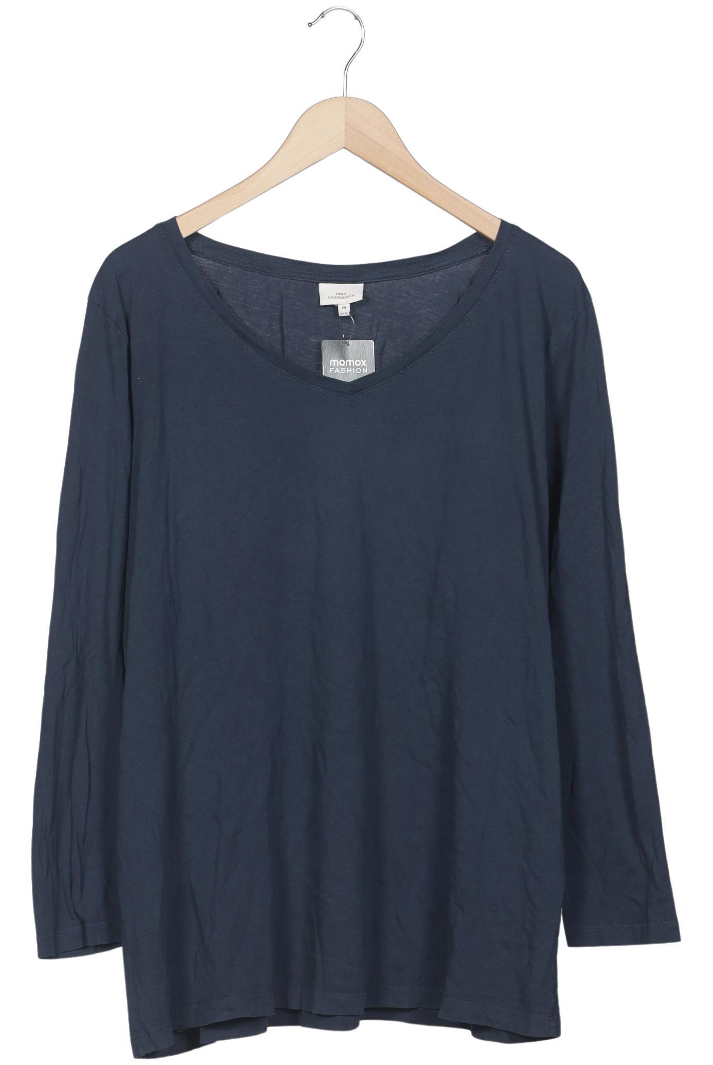 

Only Carmakoma Damen Langarmshirt, marineblau, Gr. 38