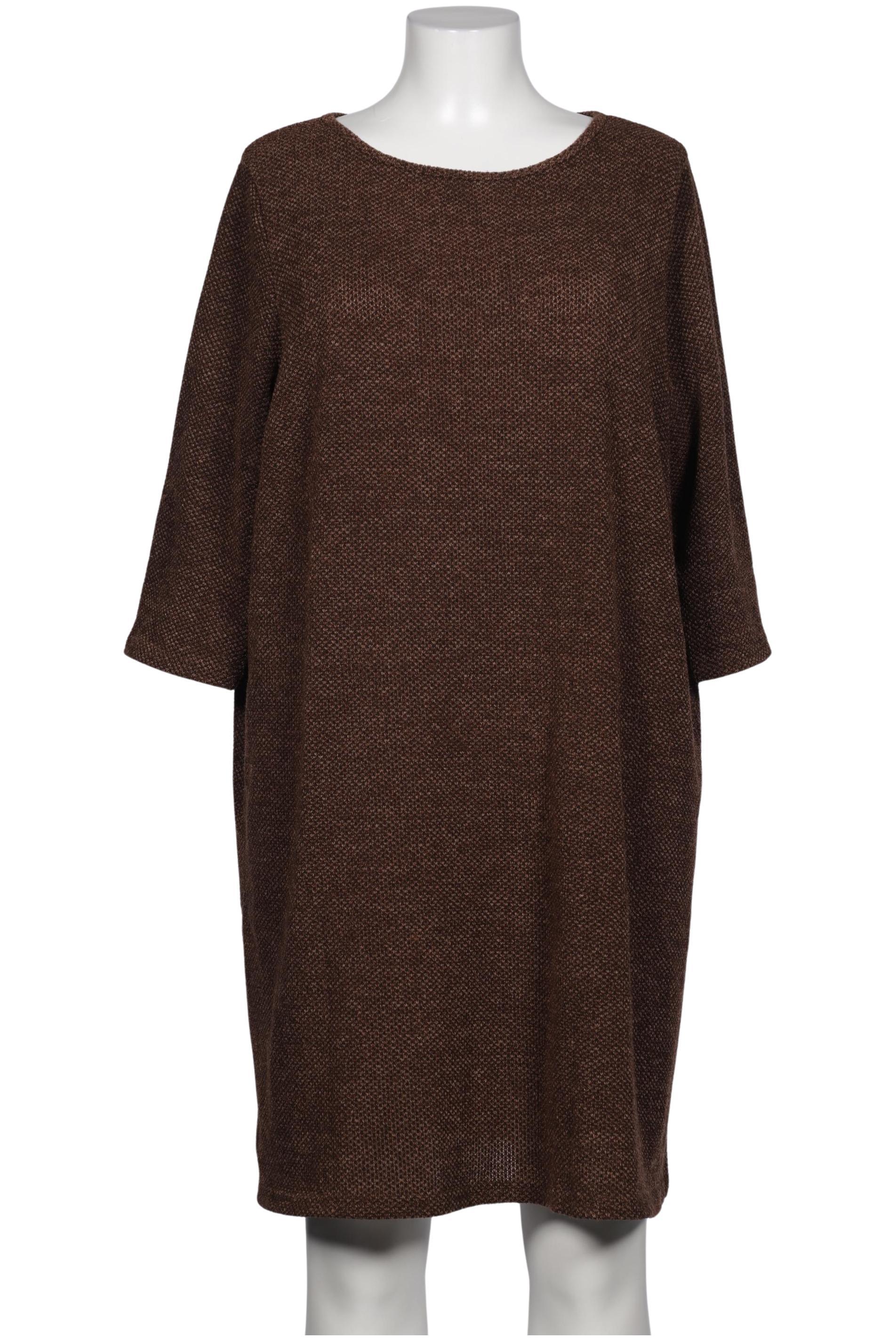 

Only Carmakoma Damen Kleid, braun, Gr. 42