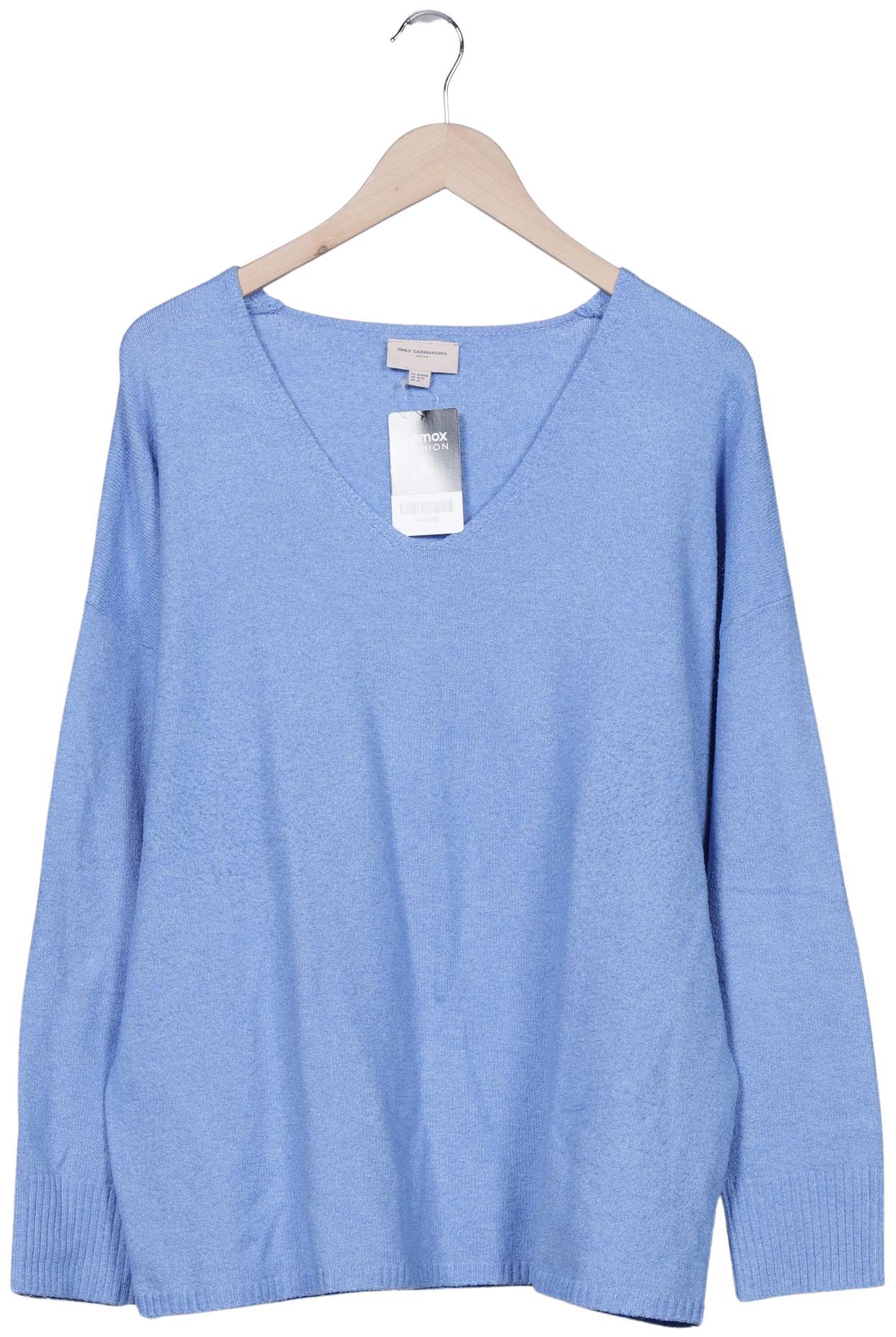 

Only Carmakoma Damen Pullover, blau, Gr. 46