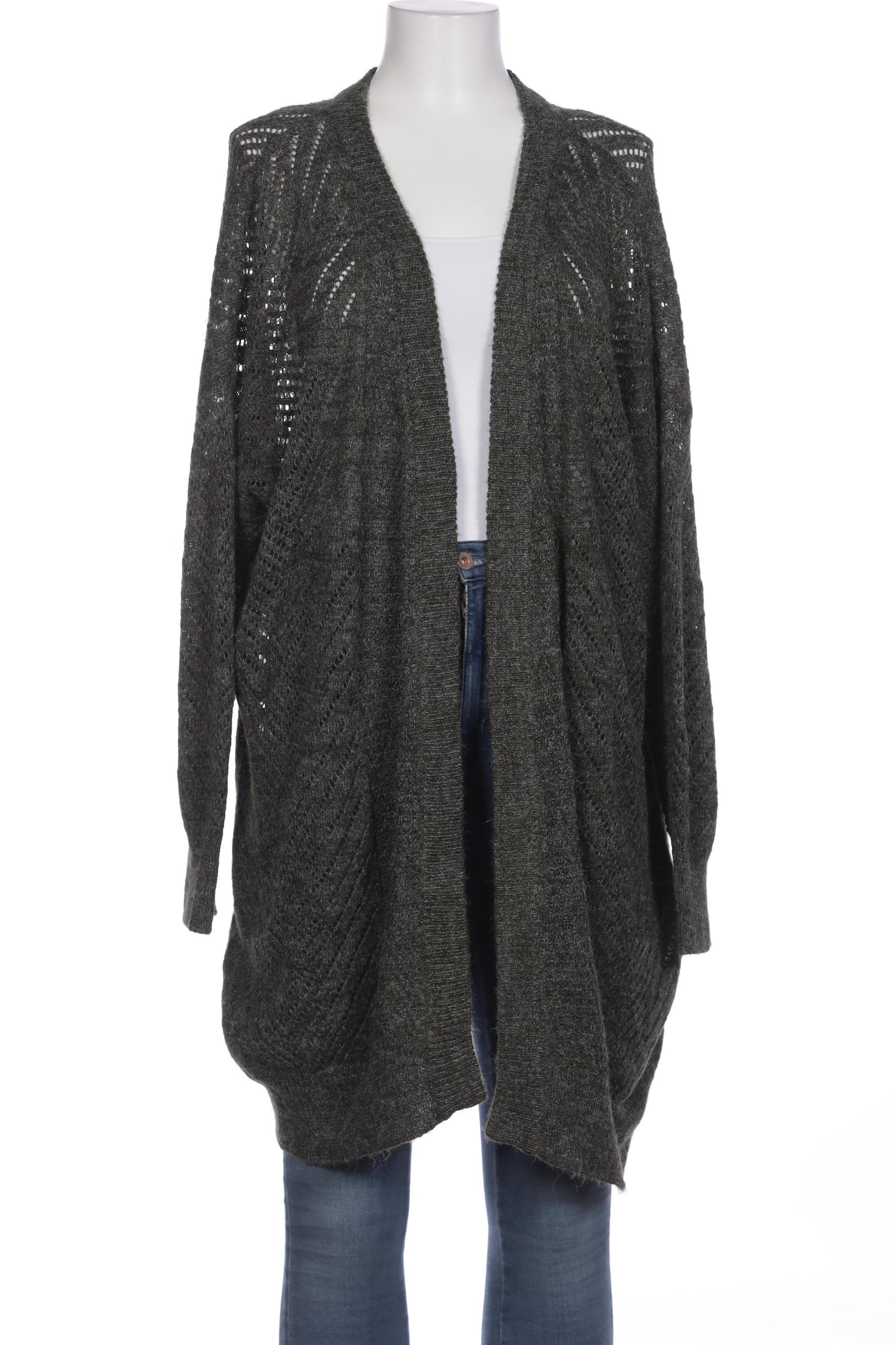 

Only Carmakoma Damen Strickjacke, grün, Gr. 42