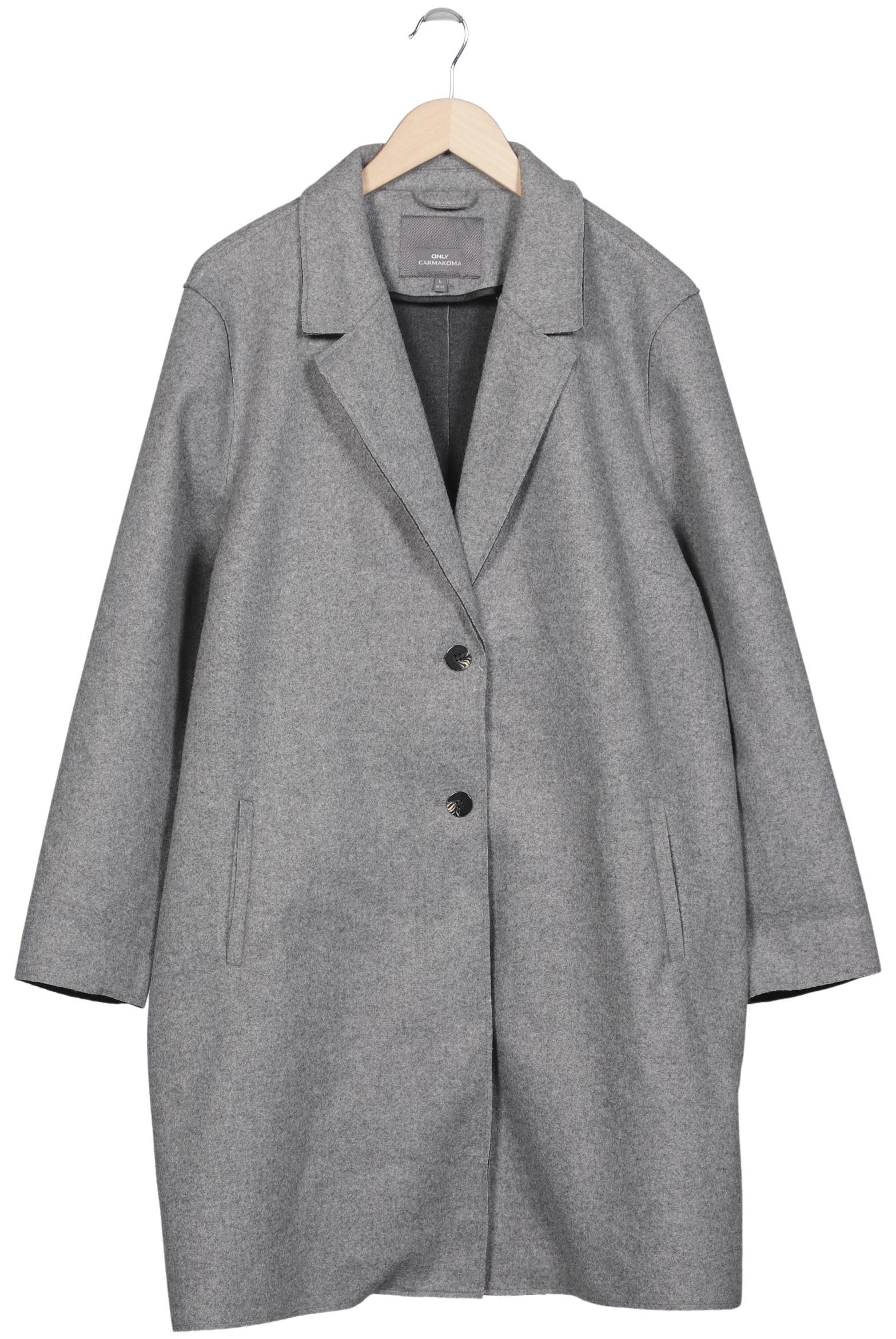 

Only Carmakoma Damen Mantel, grau, Gr. 42