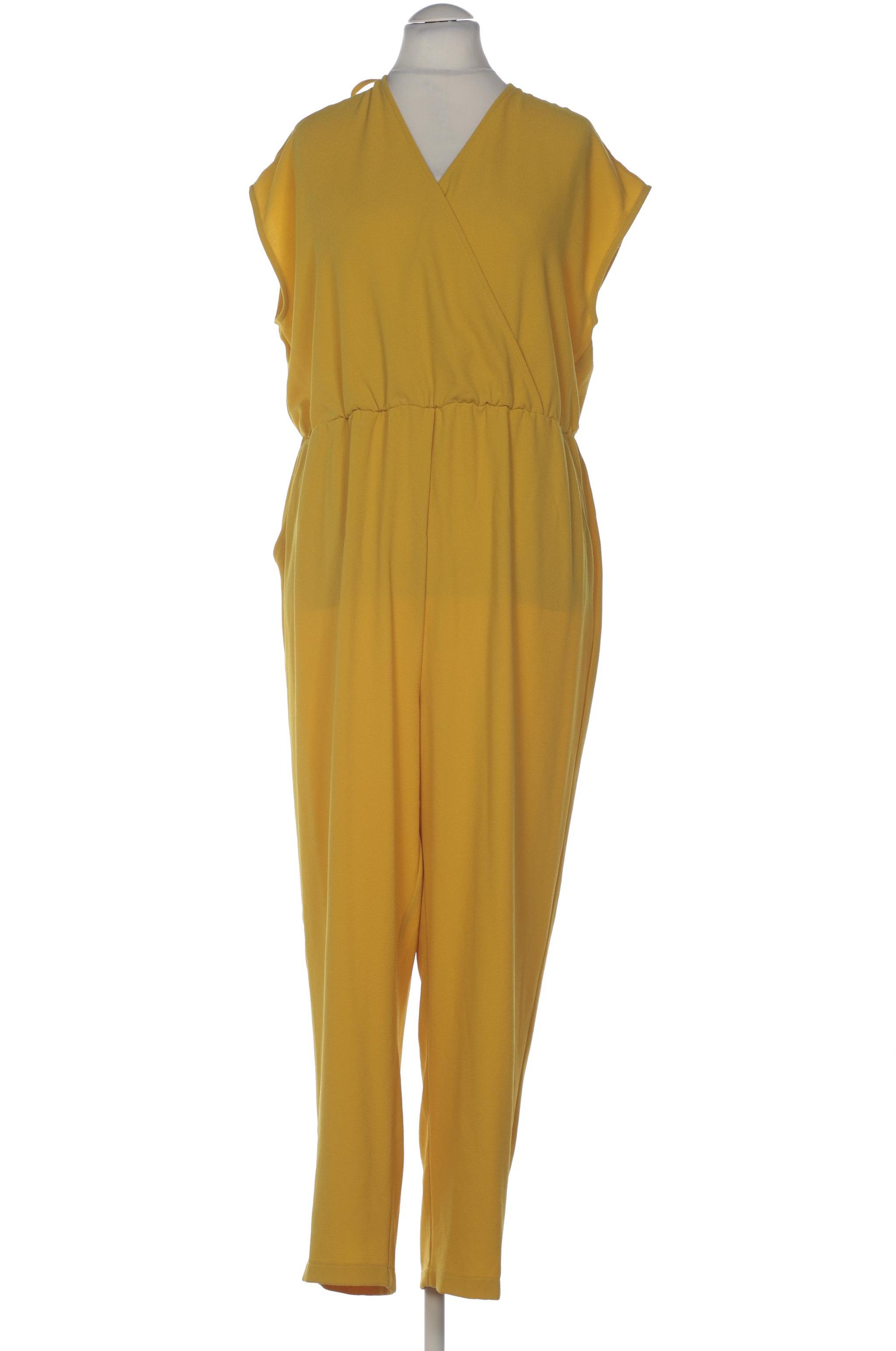 

Only Carmakoma Damen Jumpsuit/Overall, gelb, Gr. 46