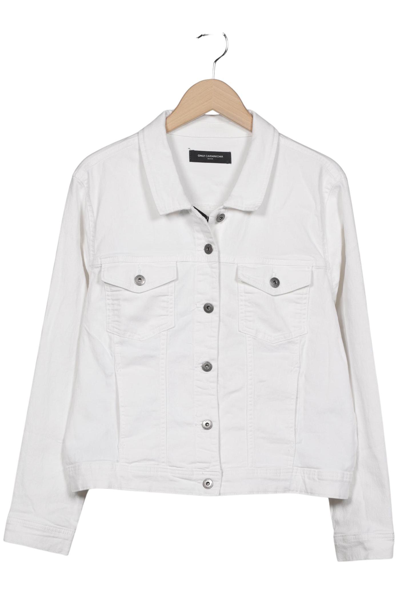 

Only Carmakoma Damen Jacke, weiß, Gr. 46