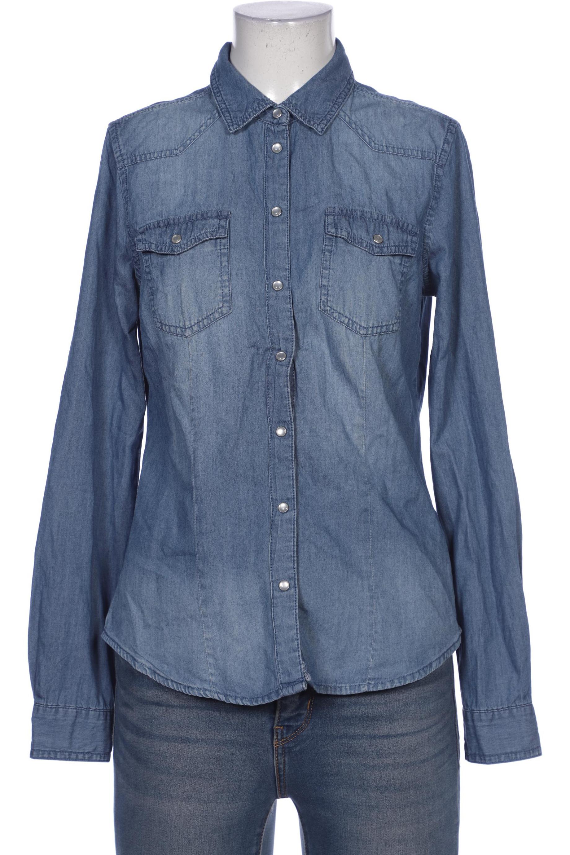 

Only Damen Bluse, blau, Gr. 36
