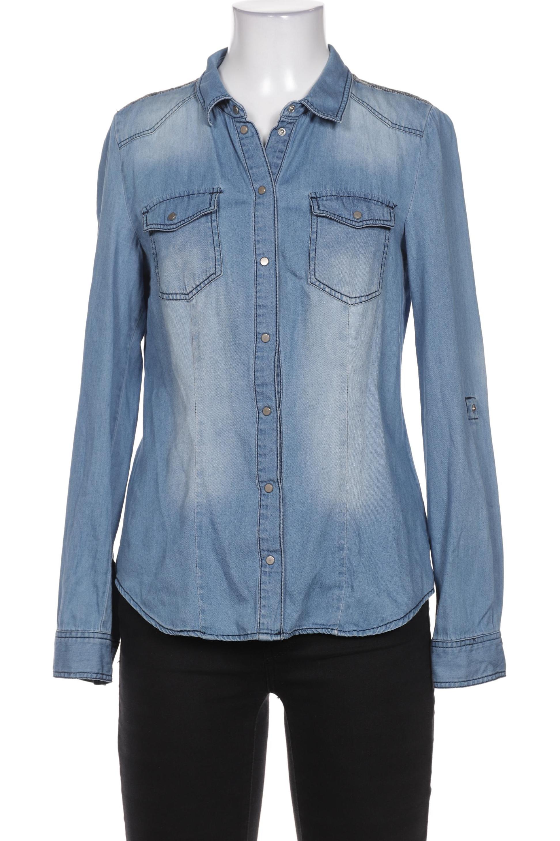 

Only Damen Bluse, blau, Gr. 36
