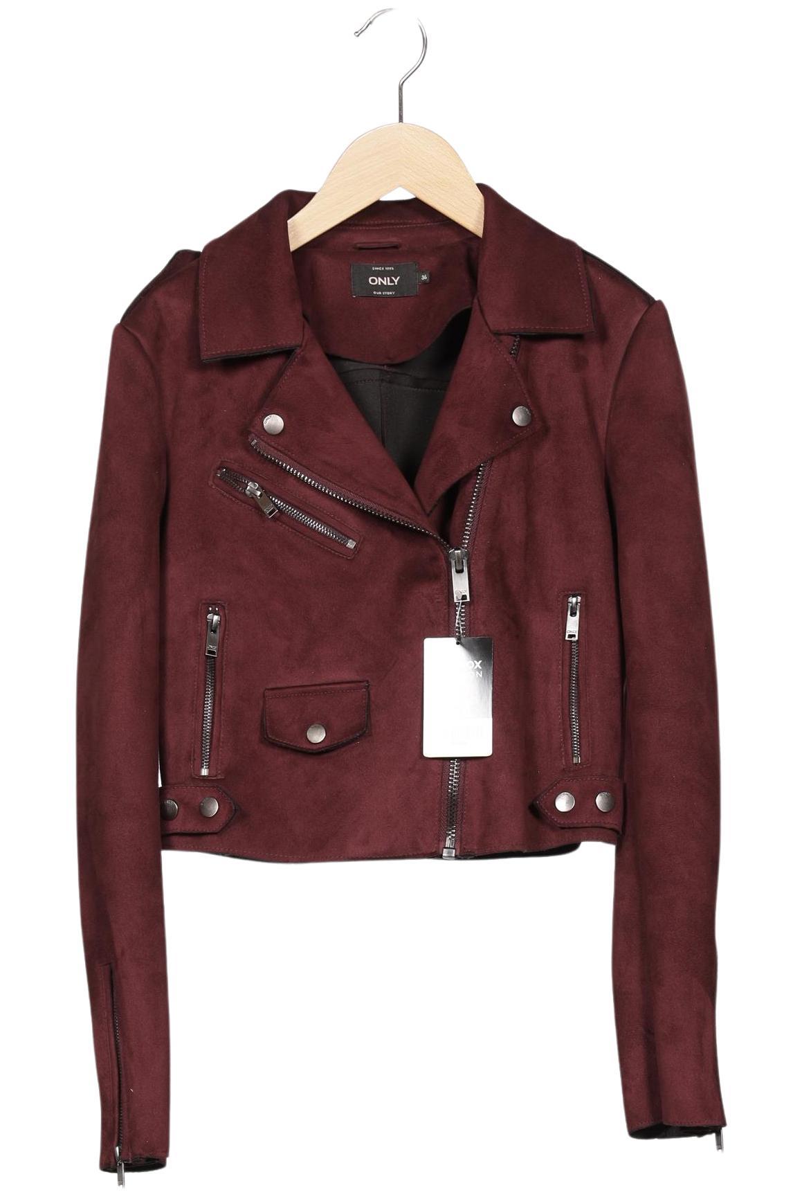 

Only Damen Jacke, bordeaux, Gr. 36