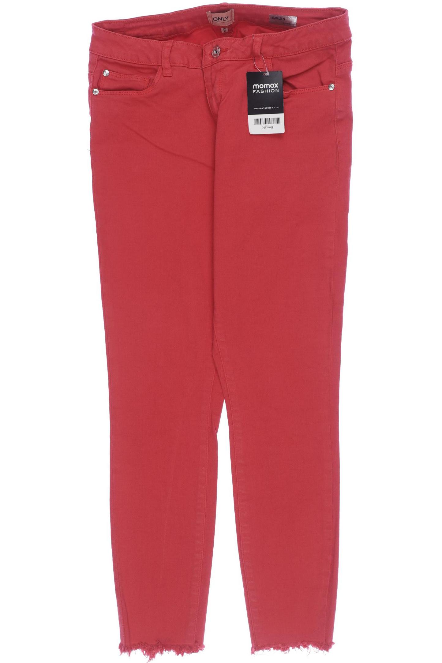 

Only Damen Jeans, rot, Gr. 29