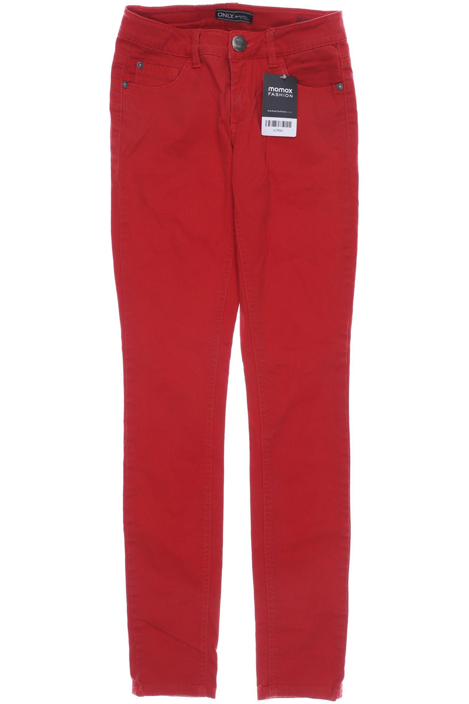 

Only Damen Jeans, rot, Gr. 34