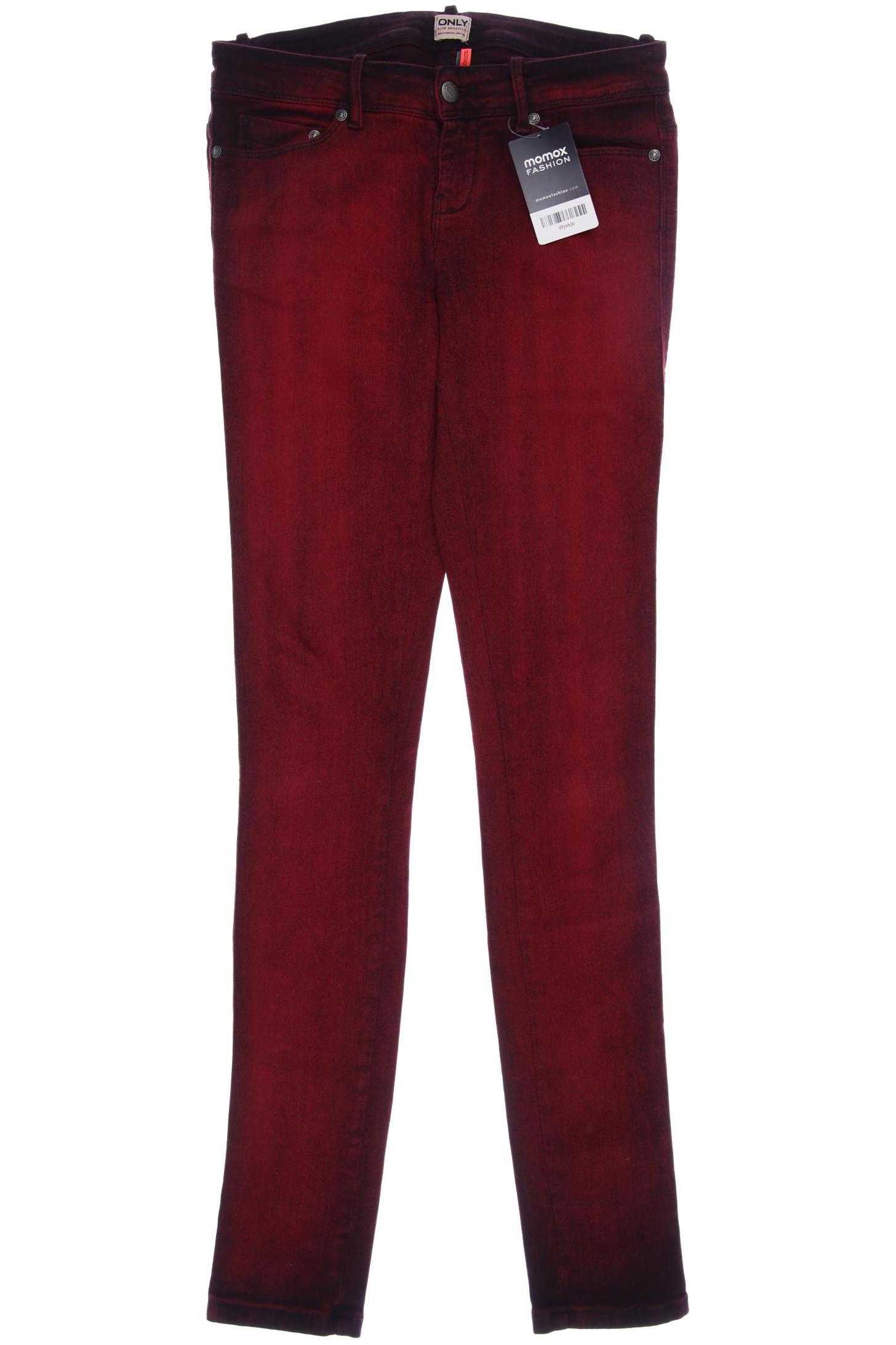 

ONLY Damen Jeans, bordeaux