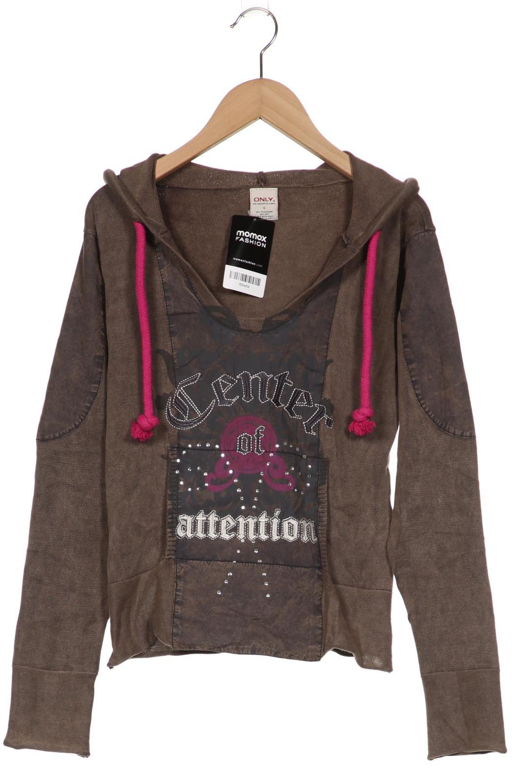 

Only Damen Kapuzenpullover, braun, Gr. 36
