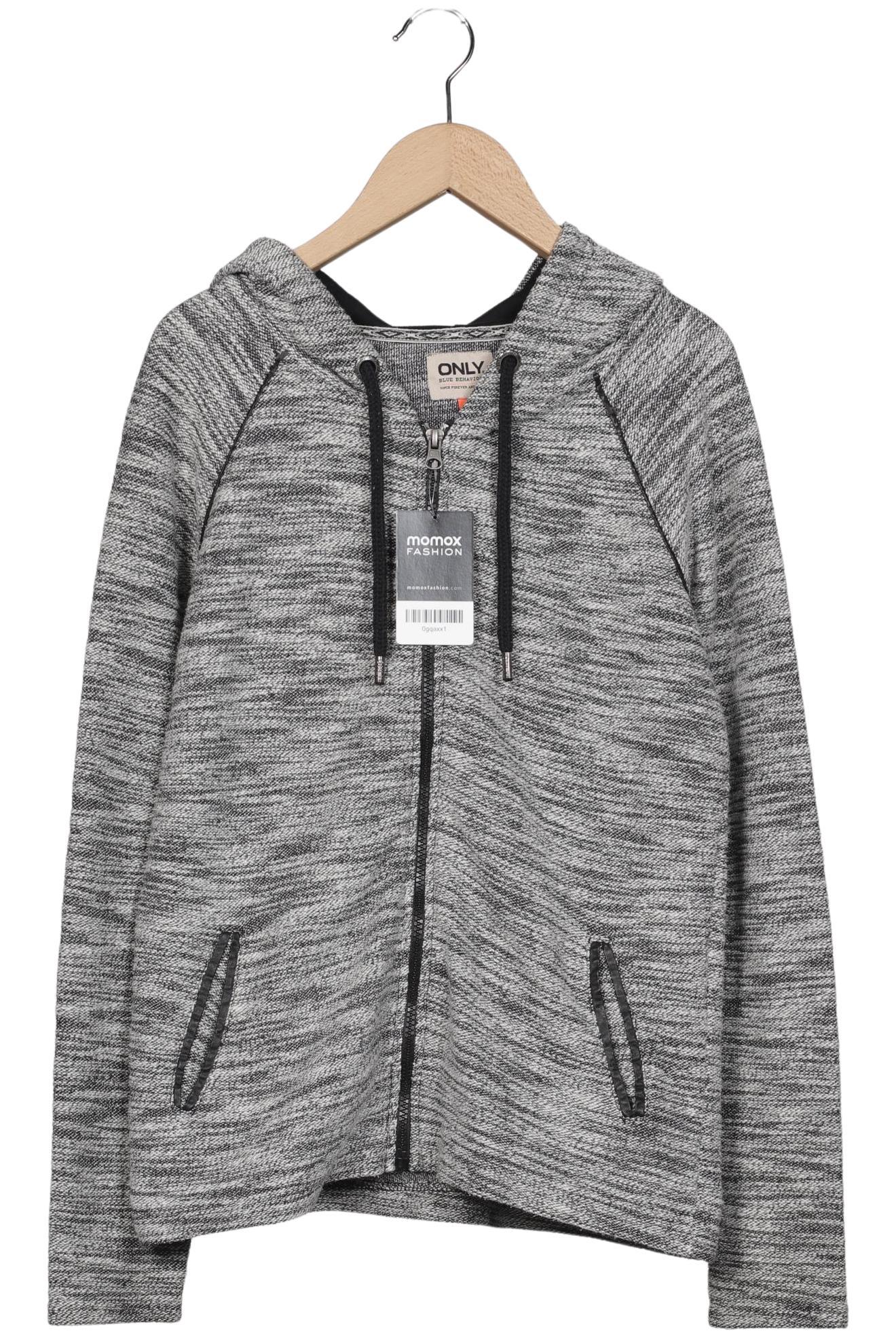 

Only Damen Kapuzenpullover, grau, Gr. 34