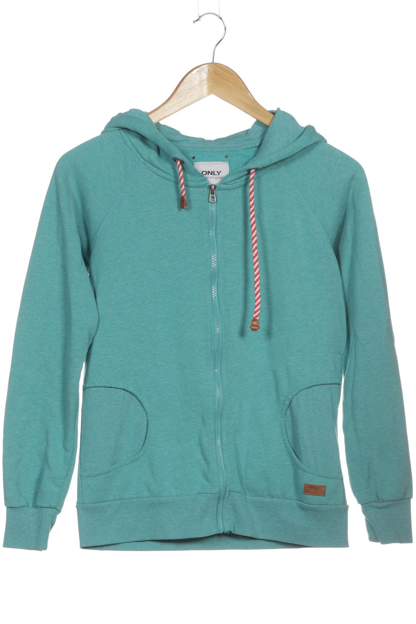 

Only Damen Kapuzenpullover, türkis, Gr. 36