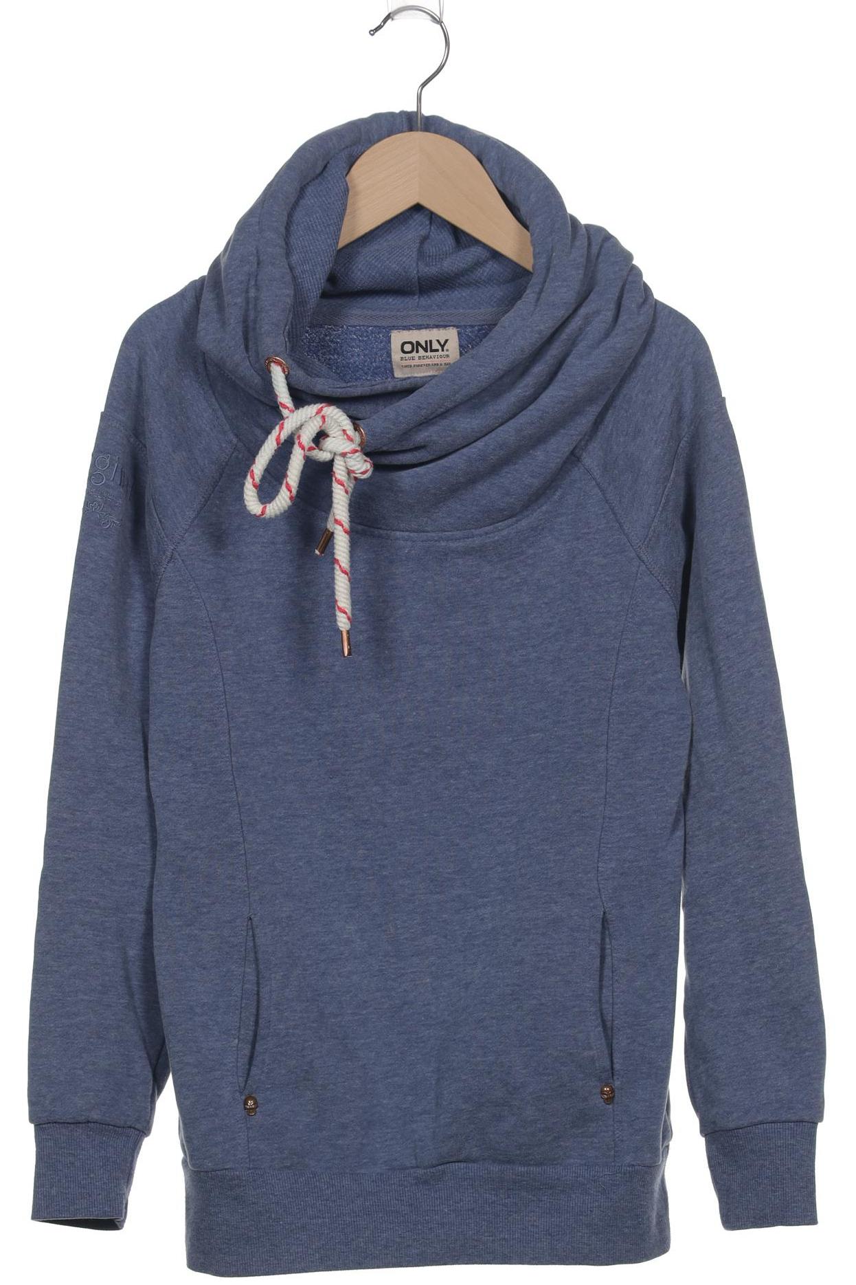 

Only Damen Kapuzenpullover, blau, Gr. 36