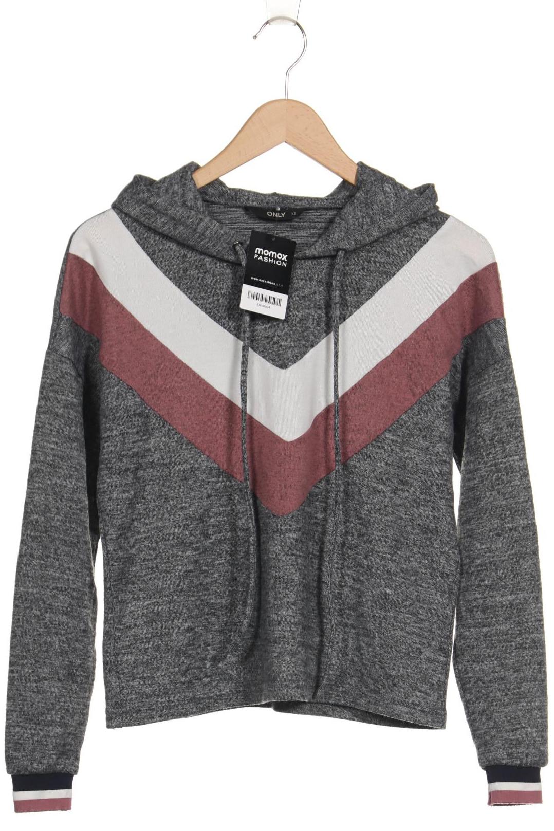 

Only Damen Kapuzenpullover, grau, Gr. 34