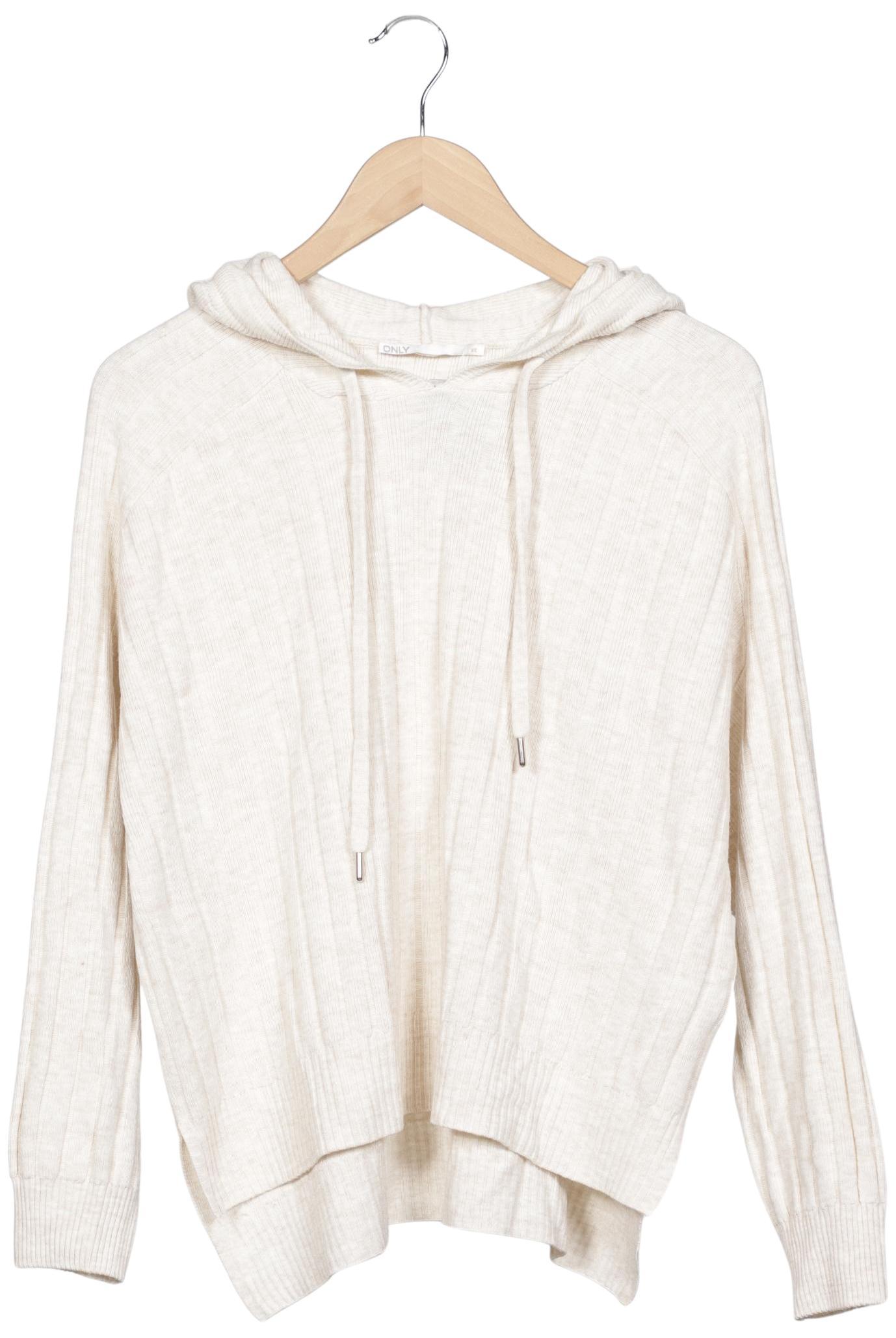 

Only Damen Kapuzenpullover, cremeweiß, Gr. 34