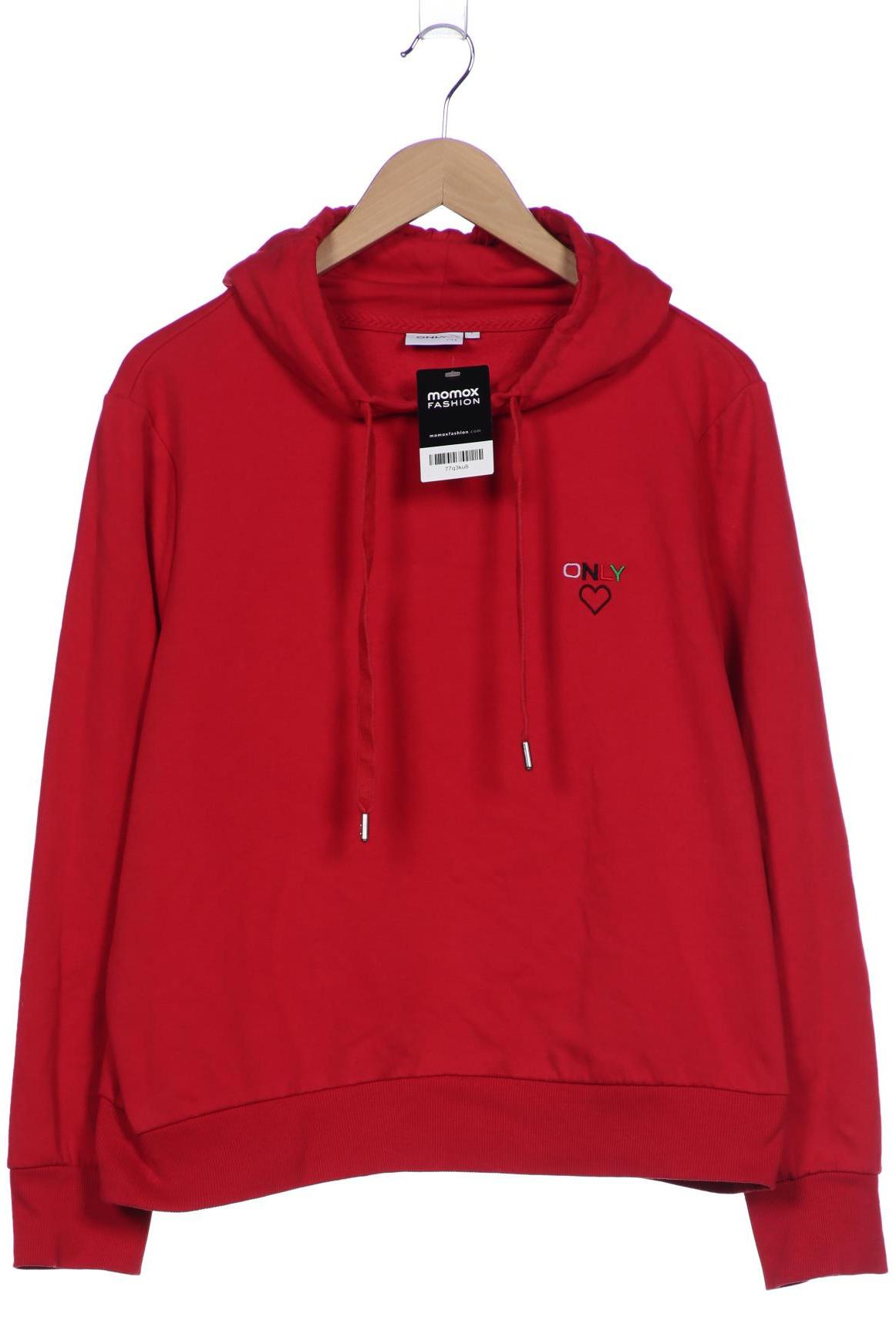 

Only Damen Kapuzenpullover, rot, Gr. 42