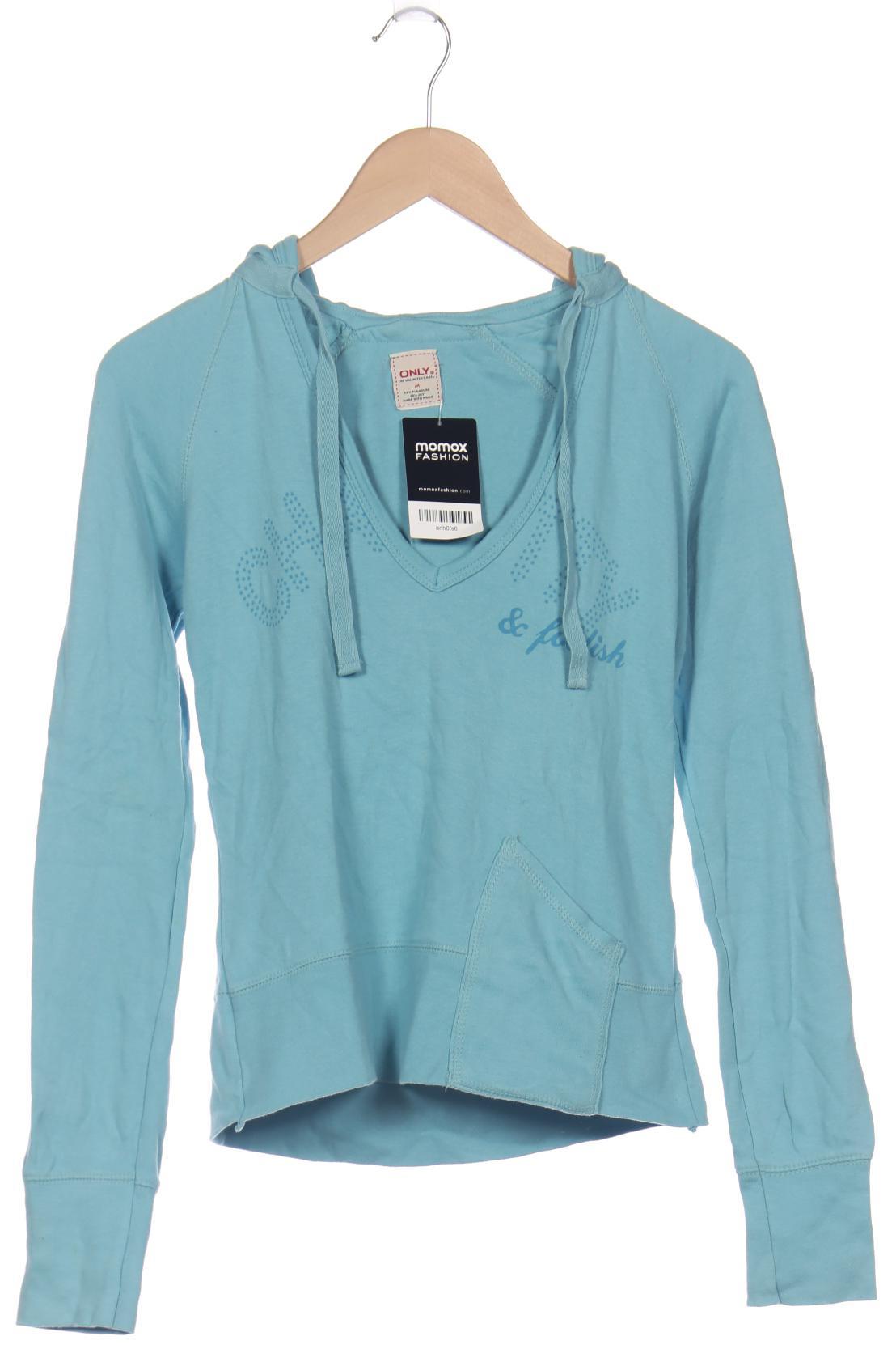 

Only Damen Kapuzenpullover, blau, Gr. 38