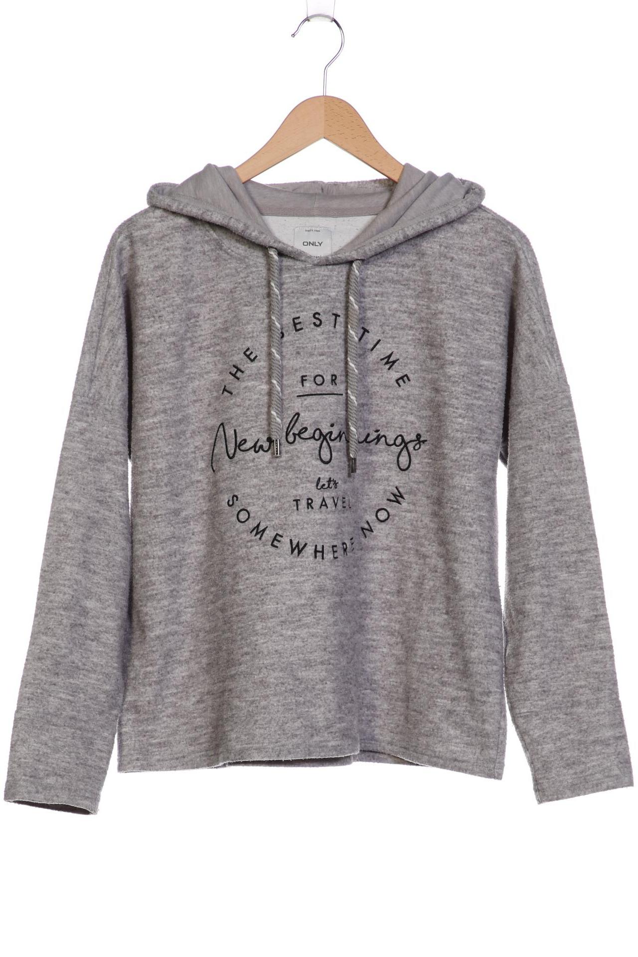 

Only Damen Kapuzenpullover, grau, Gr. 38