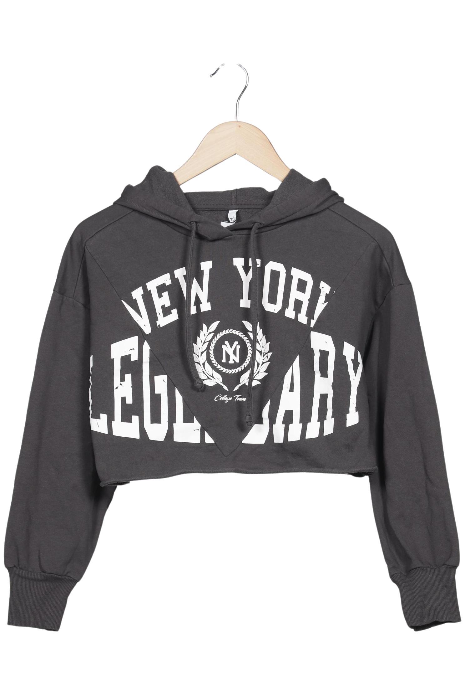 

Only Damen Kapuzenpullover, grau, Gr. 36