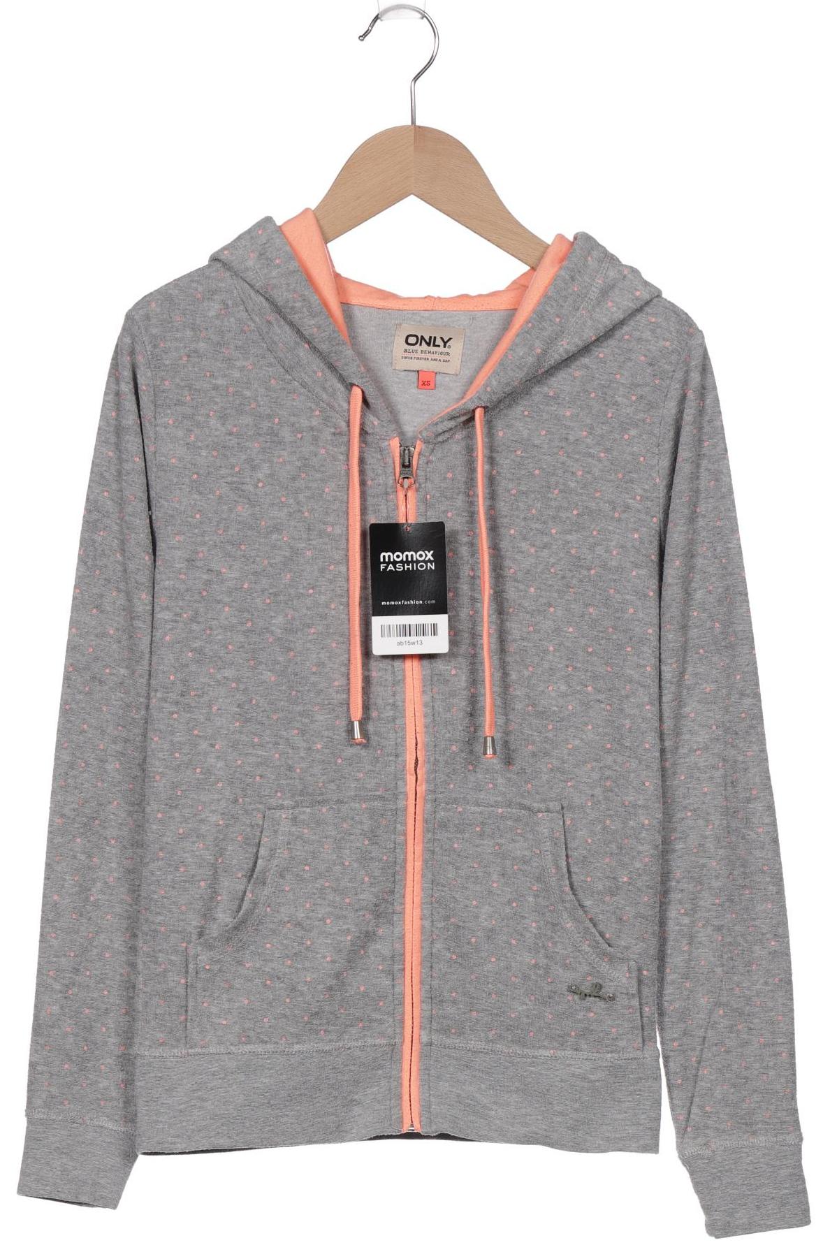 

Only Damen Kapuzenpullover, grau, Gr. 34