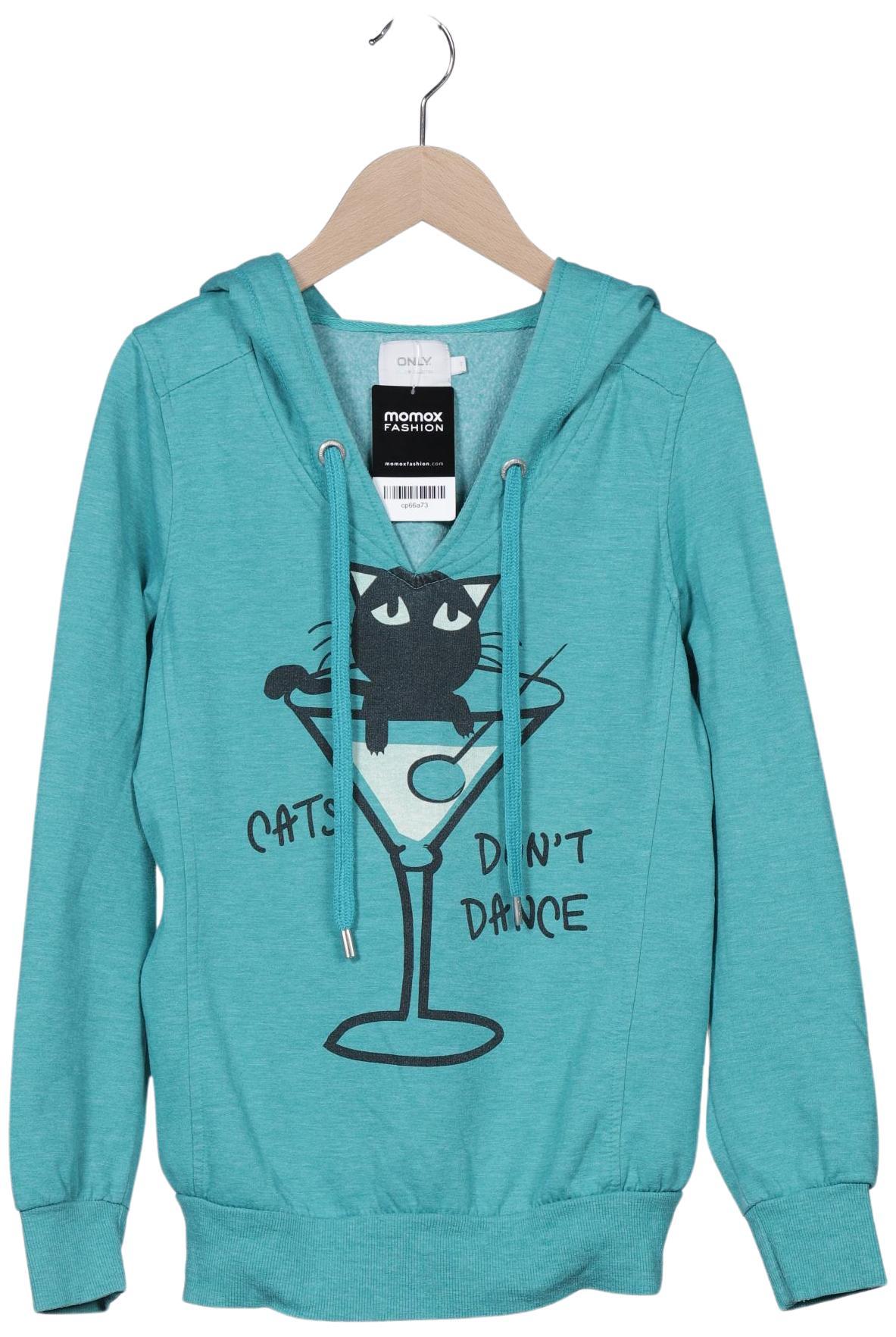 

Only Damen Kapuzenpullover, türkis, Gr. 36