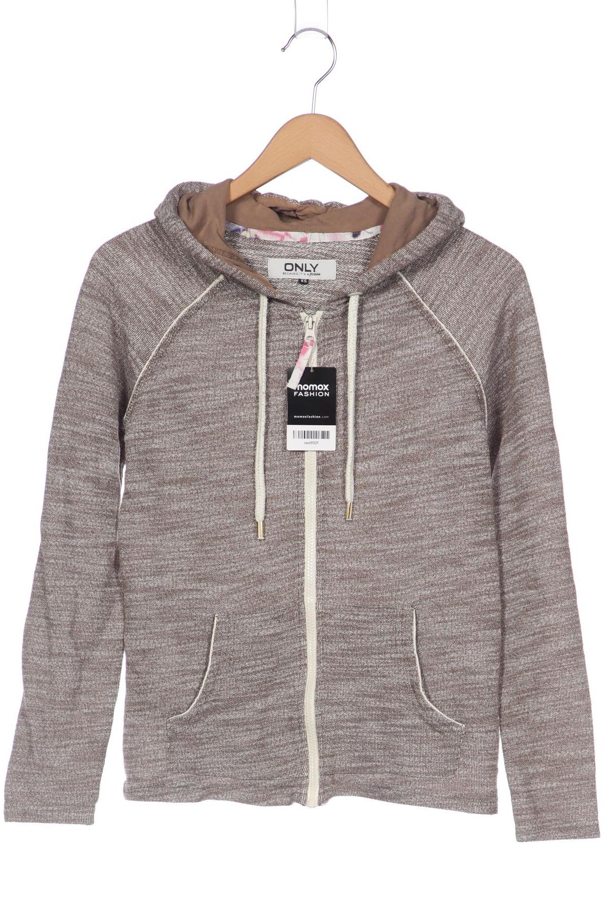 

Only Damen Kapuzenpullover, beige, Gr. 34