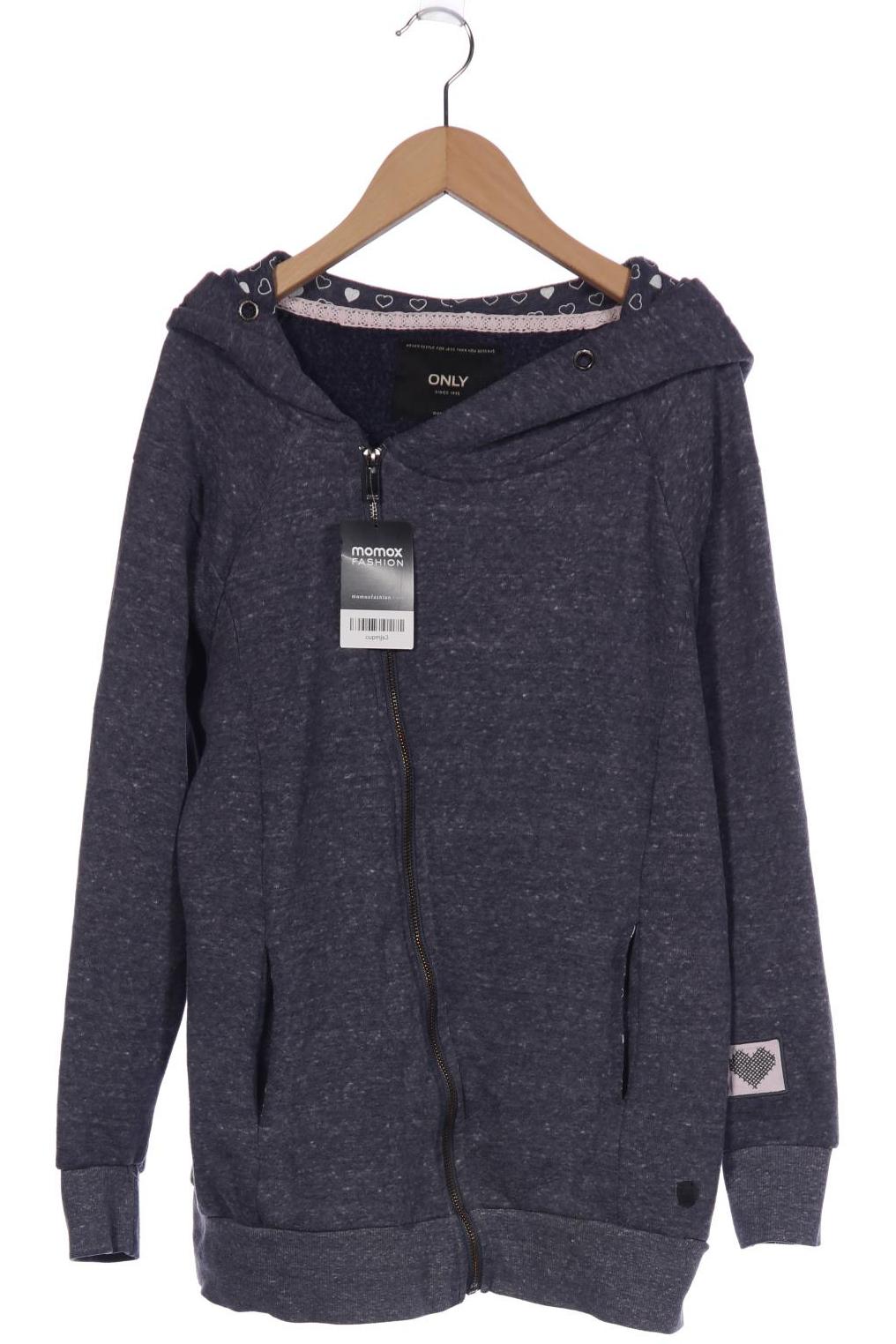 

Only Damen Kapuzenpullover, grau, Gr. 38