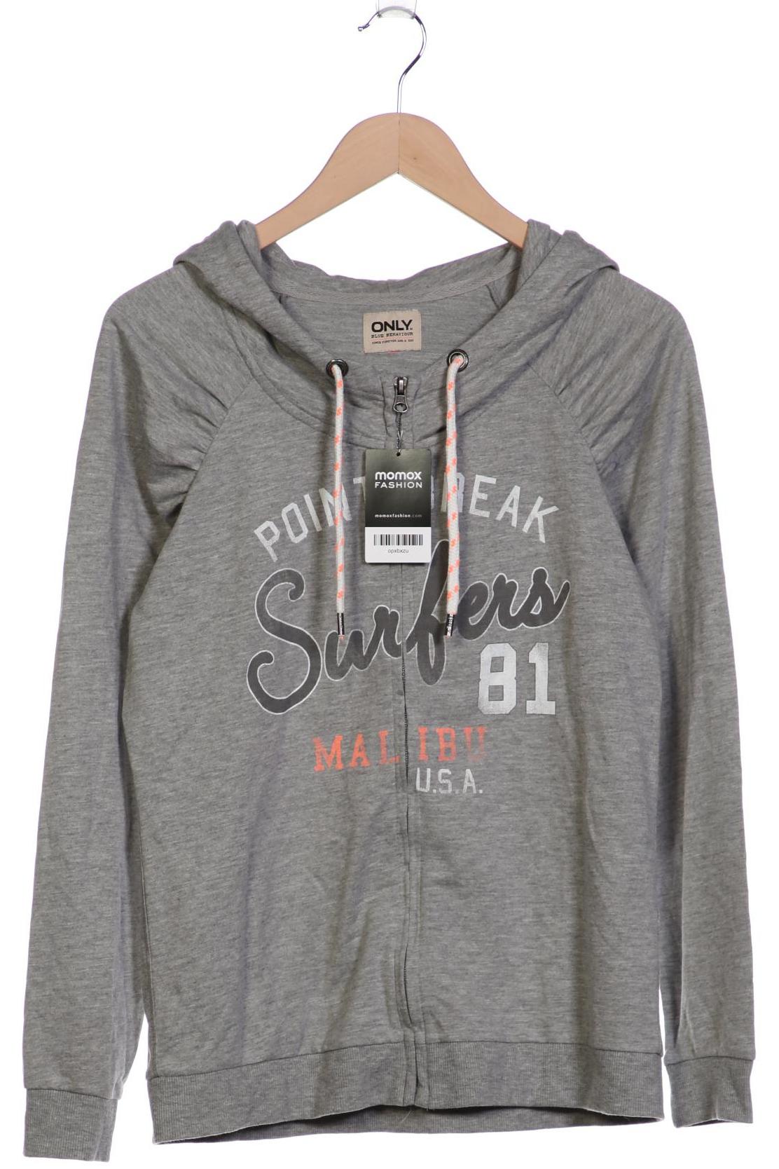 

Only Damen Kapuzenpullover, grau, Gr. 42