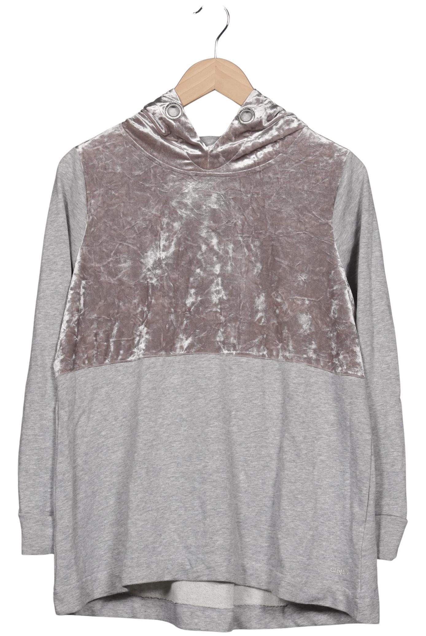 

Only Damen Kapuzenpullover, grau, Gr. 38