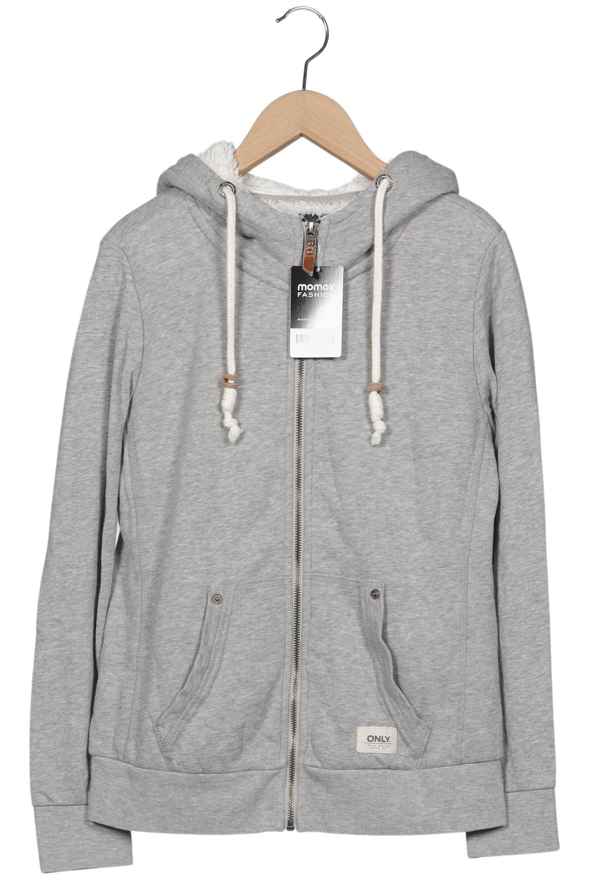 

Only Damen Kapuzenpullover, grau, Gr. 36