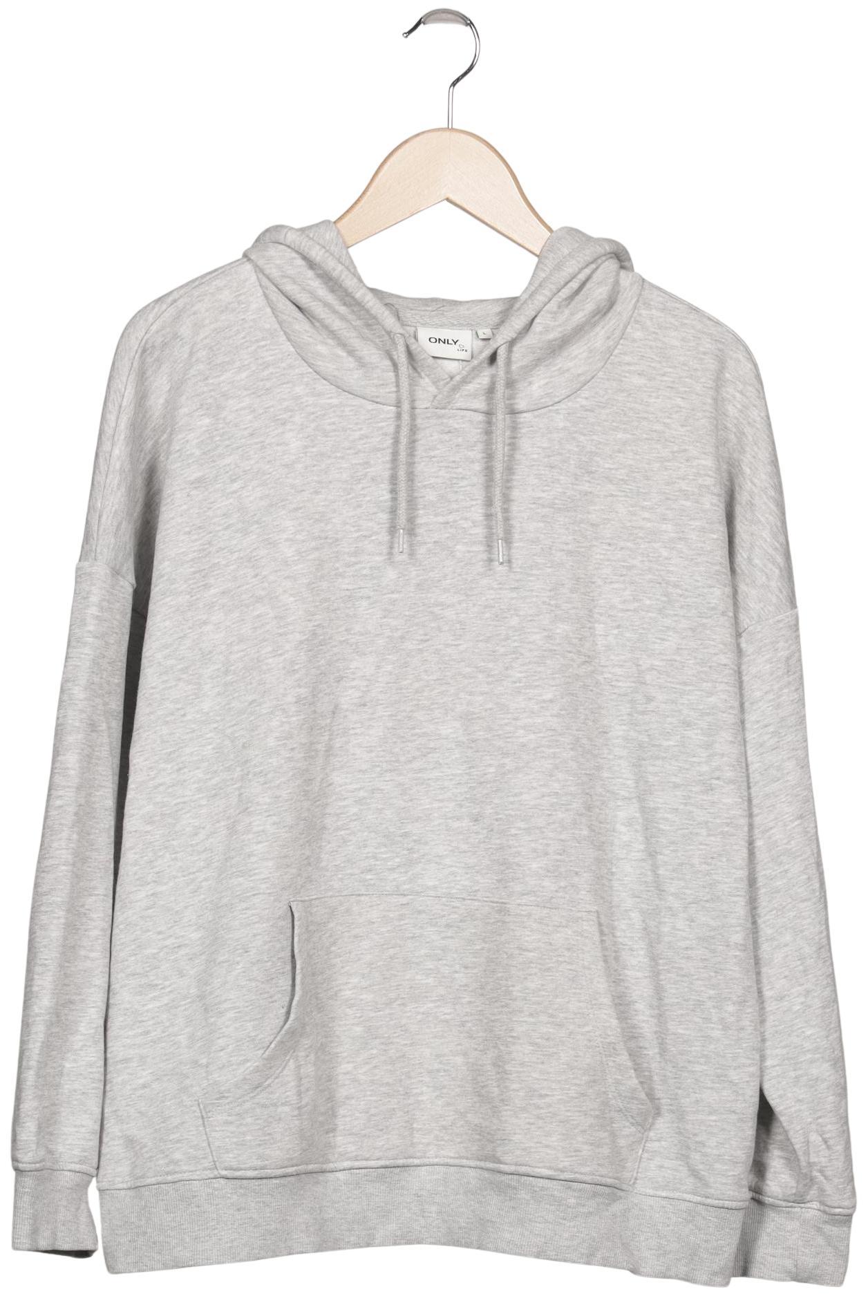 

Only Damen Kapuzenpullover, grau, Gr. 42